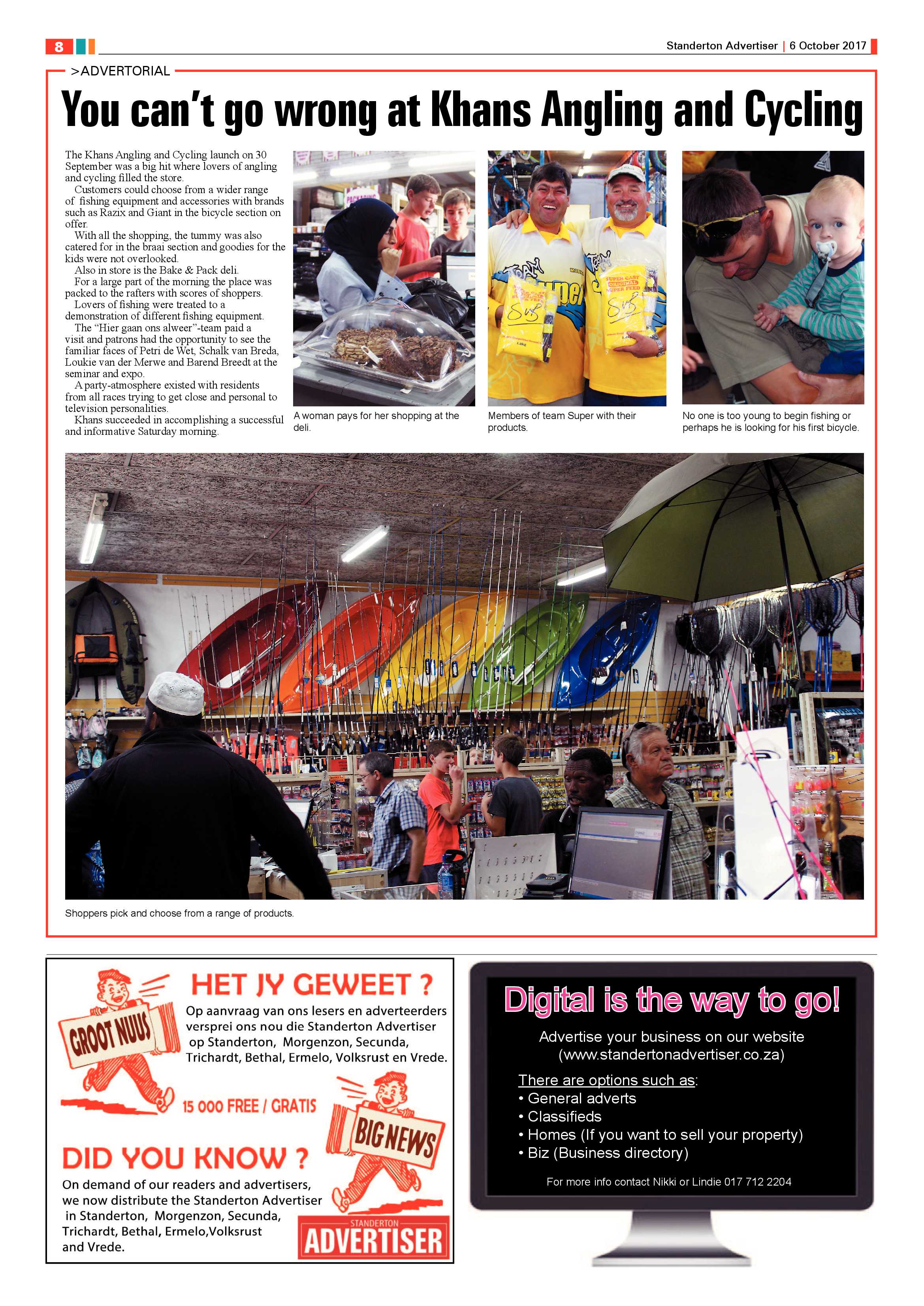 Standerton Advertiser 6 October 2017 page 8