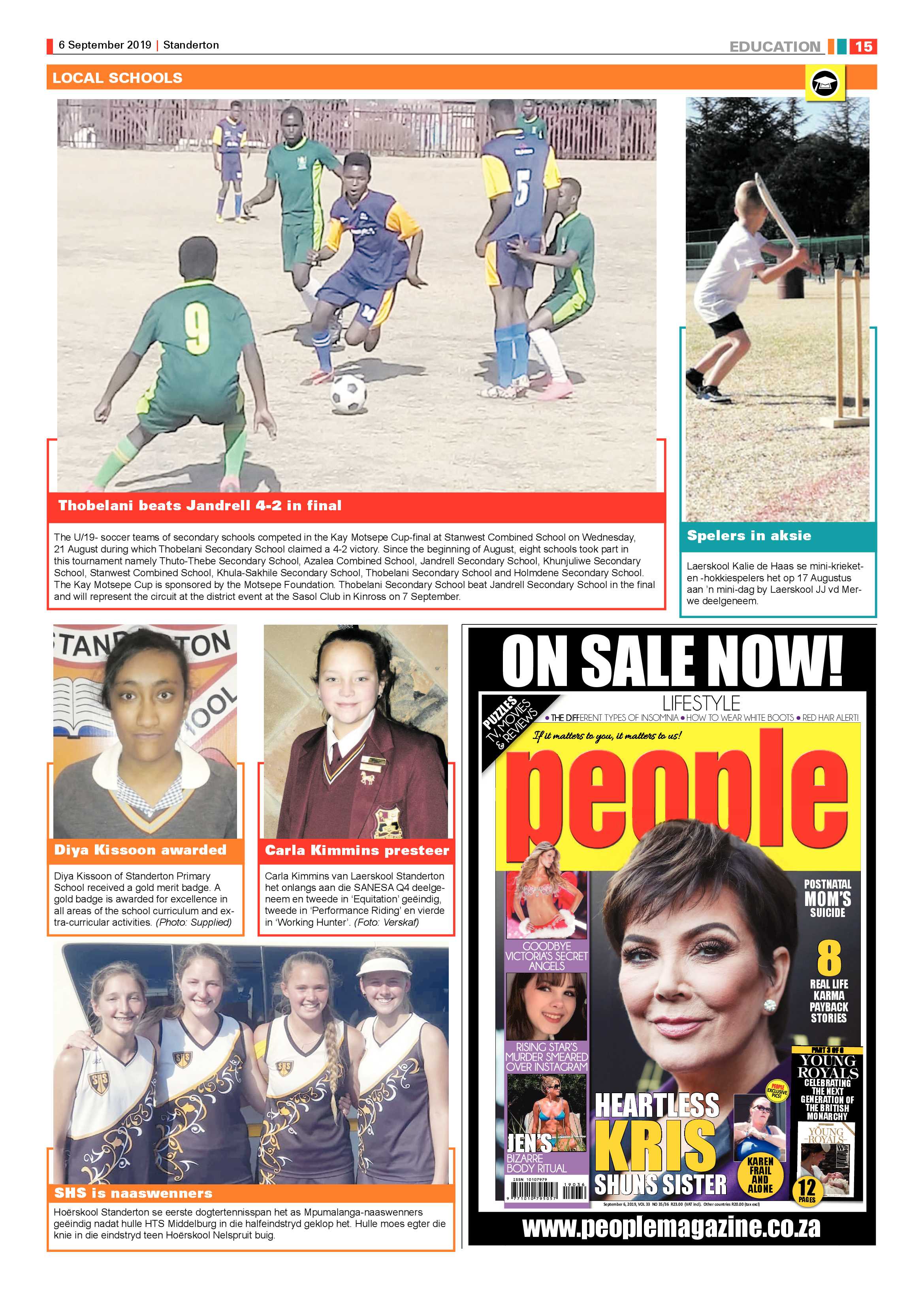 Standerton Advertiser 6 September 2019 page 15