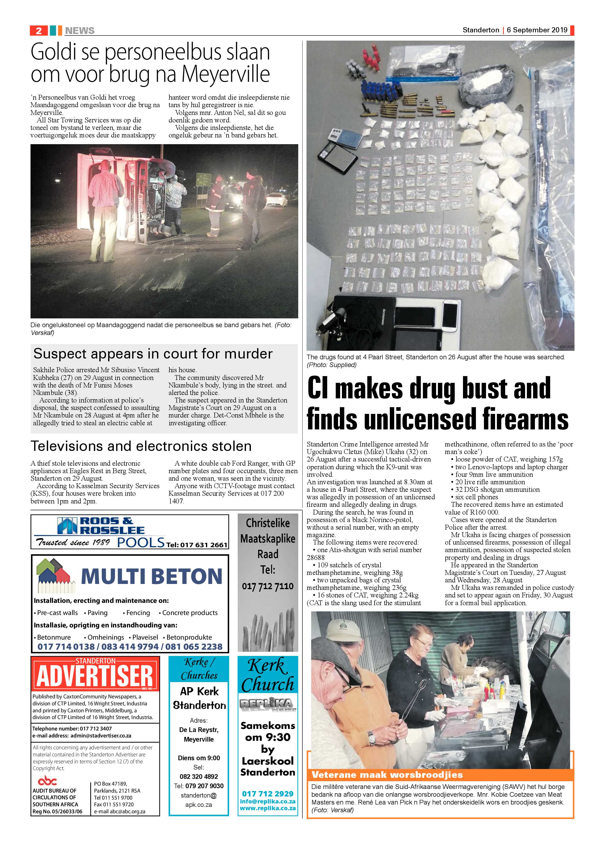Standerton Advertiser 6 September 2019 page 2