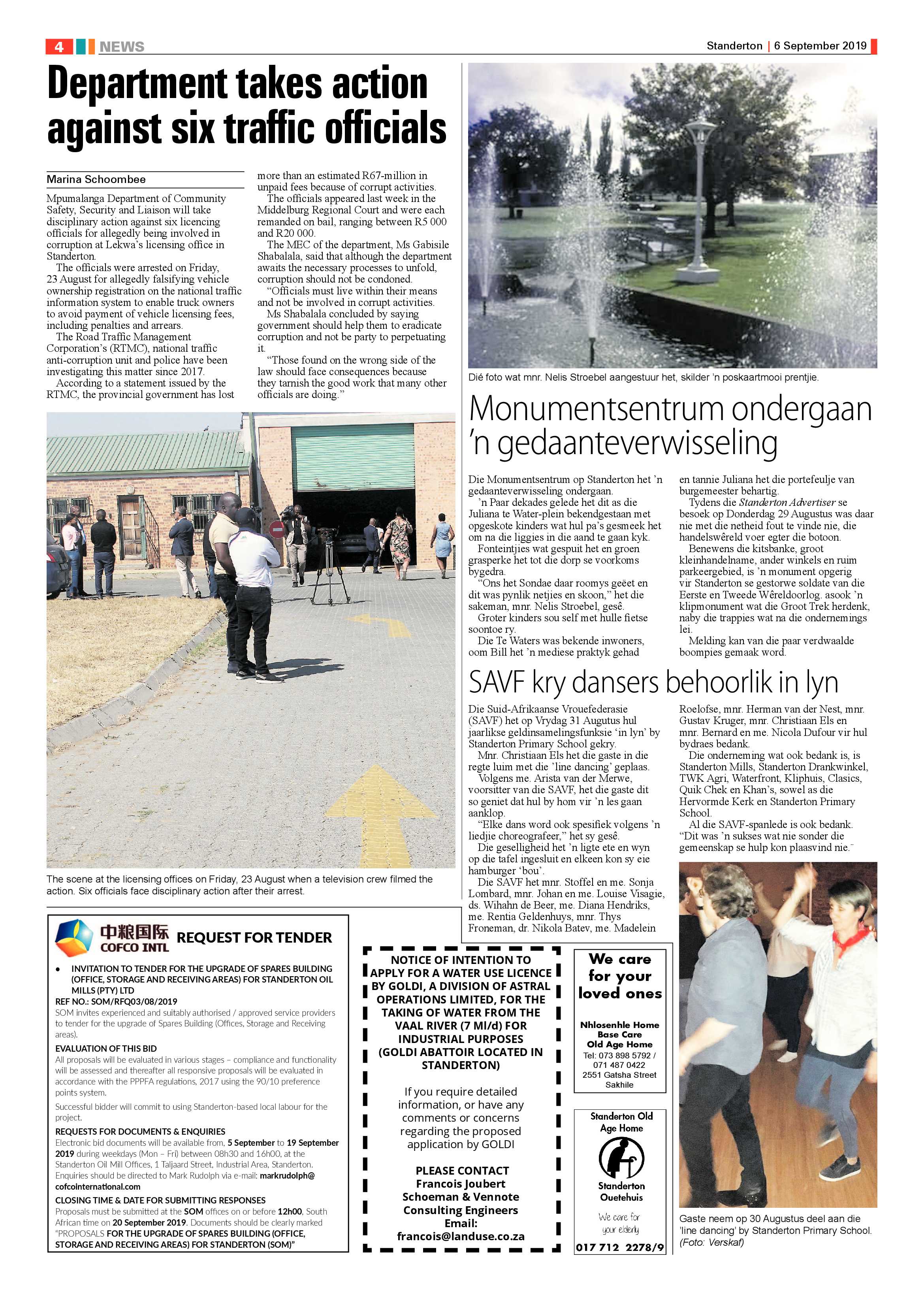 Standerton Advertiser 6 September 2019 page 4