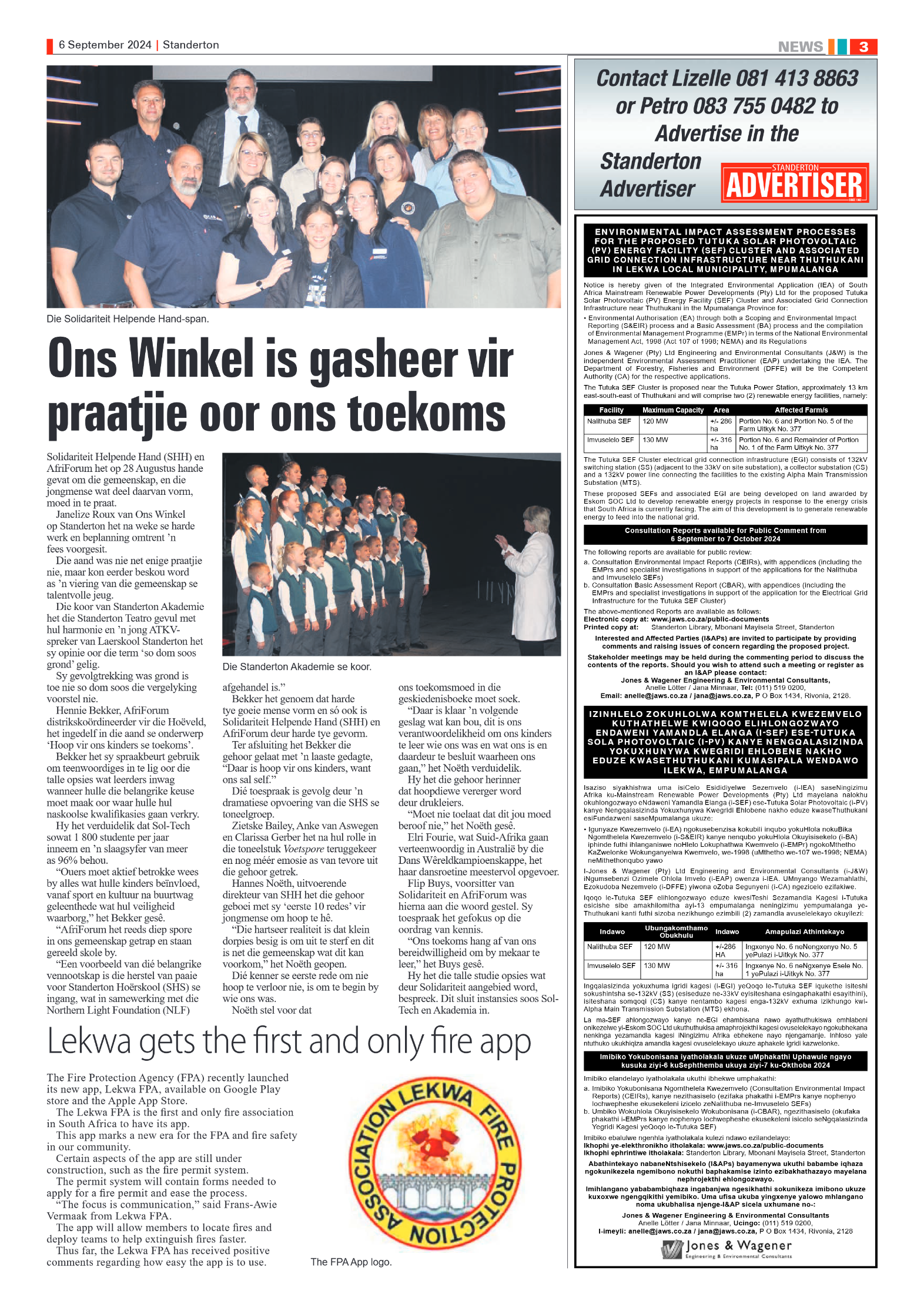 Standerton Advertiser 6 September 2024 page 3
