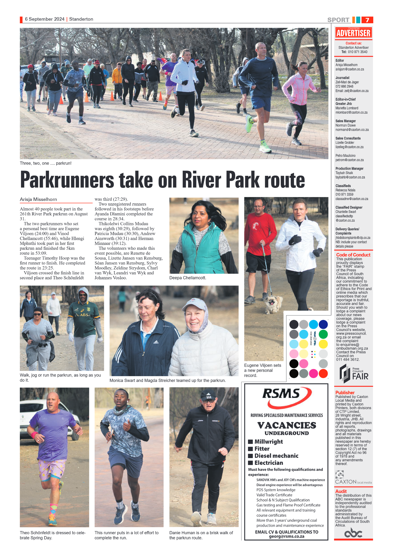Standerton Advertiser 6 September 2024 page 7