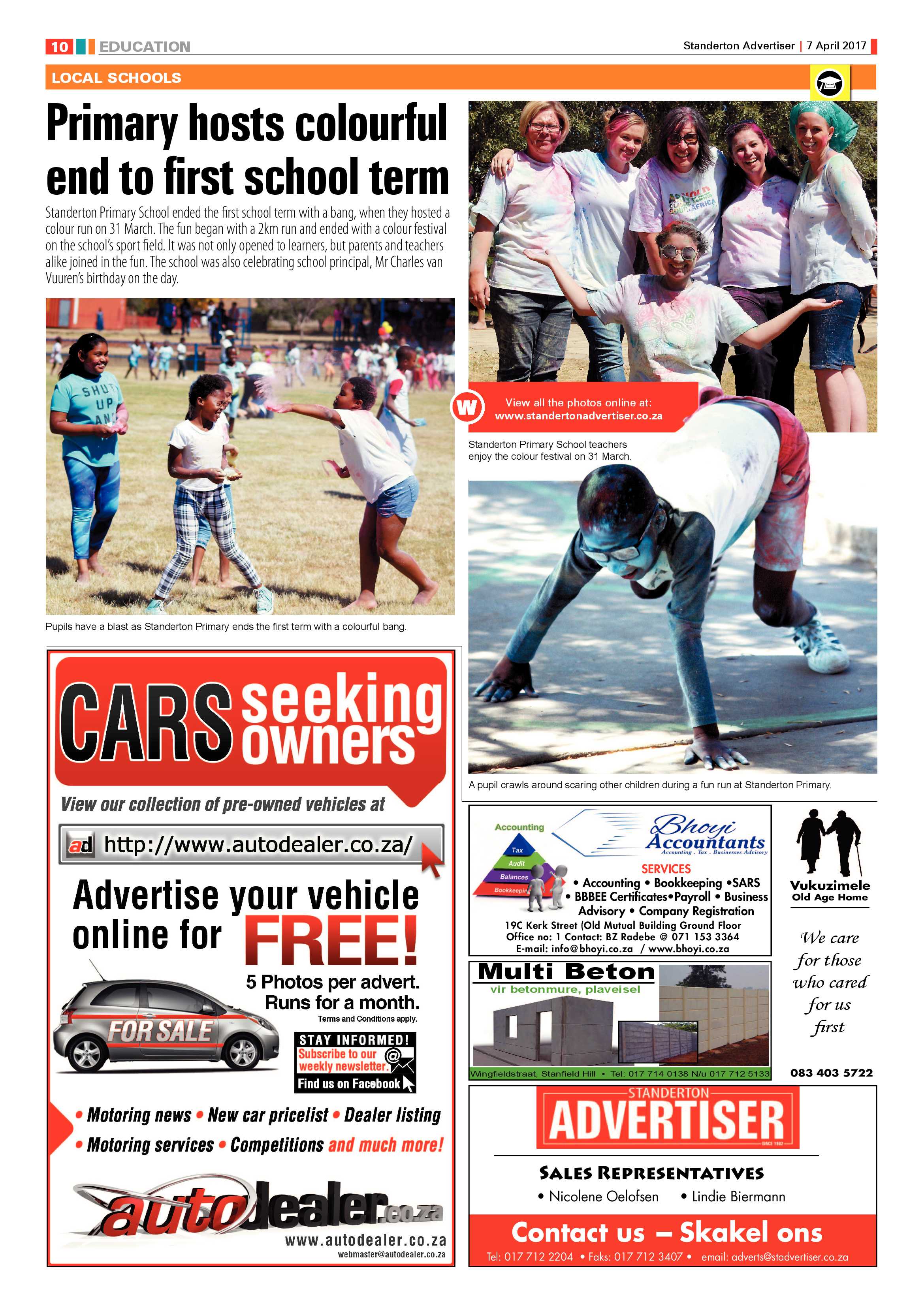Standerton Advertiser 7 April 2017 page 10