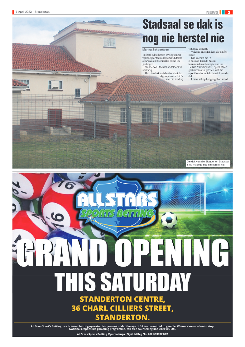 Standerton Advertiser 7 April 2023 page 3