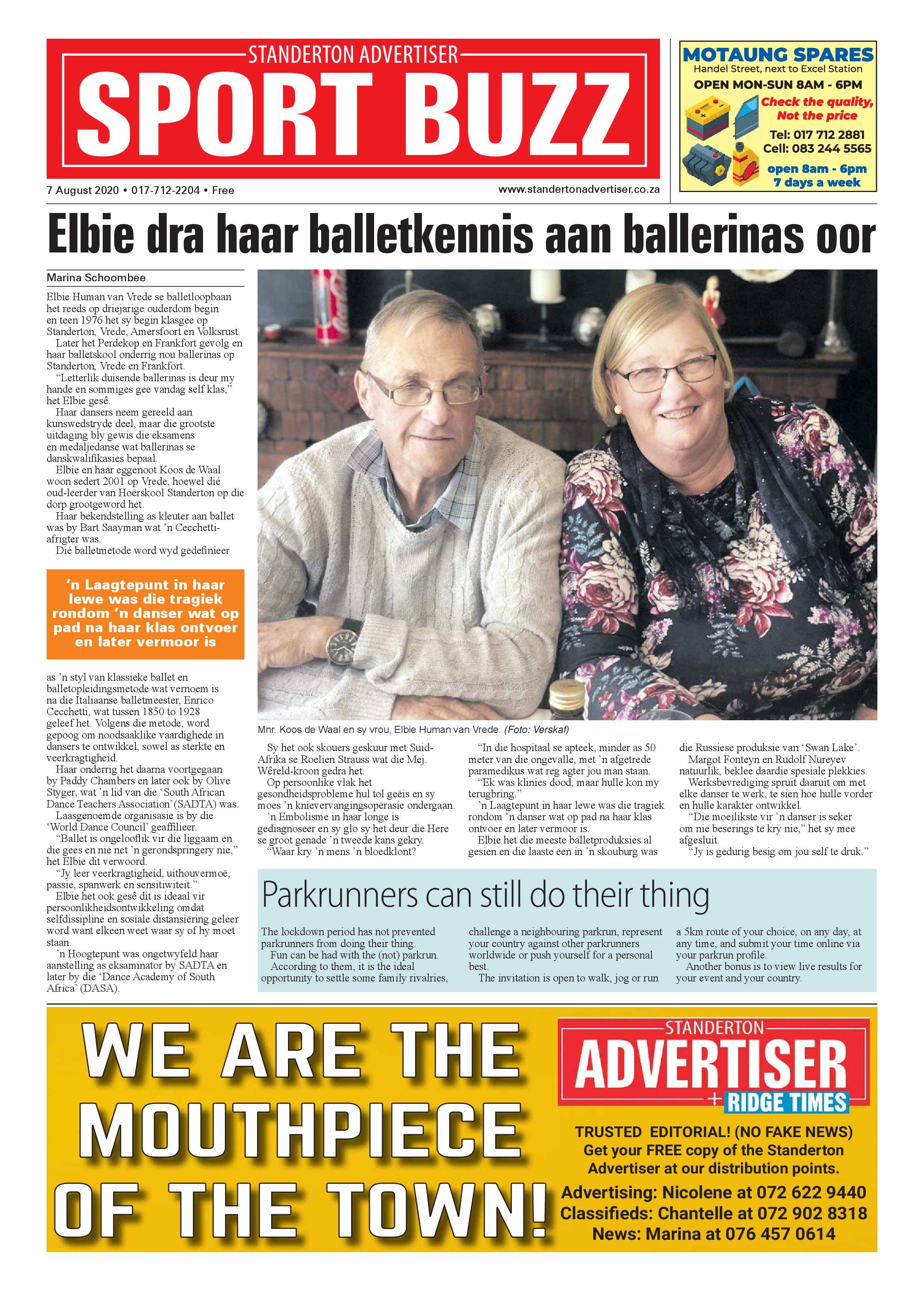 Standerton Advertiser 7 August 2020 page 8