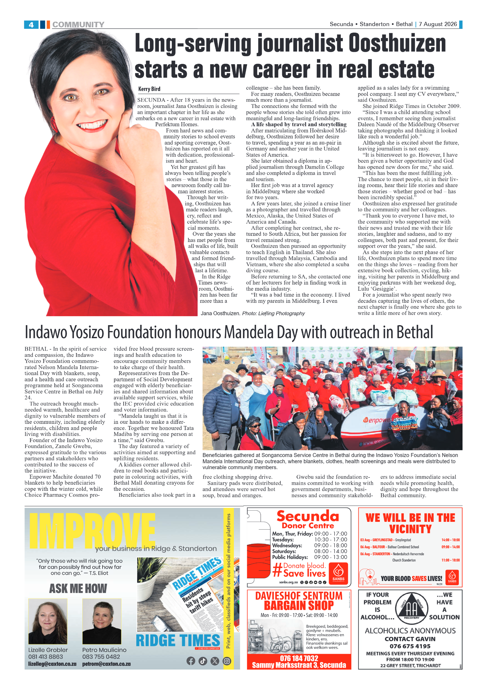 Standerton Advertiser 7 August 2026 page 4