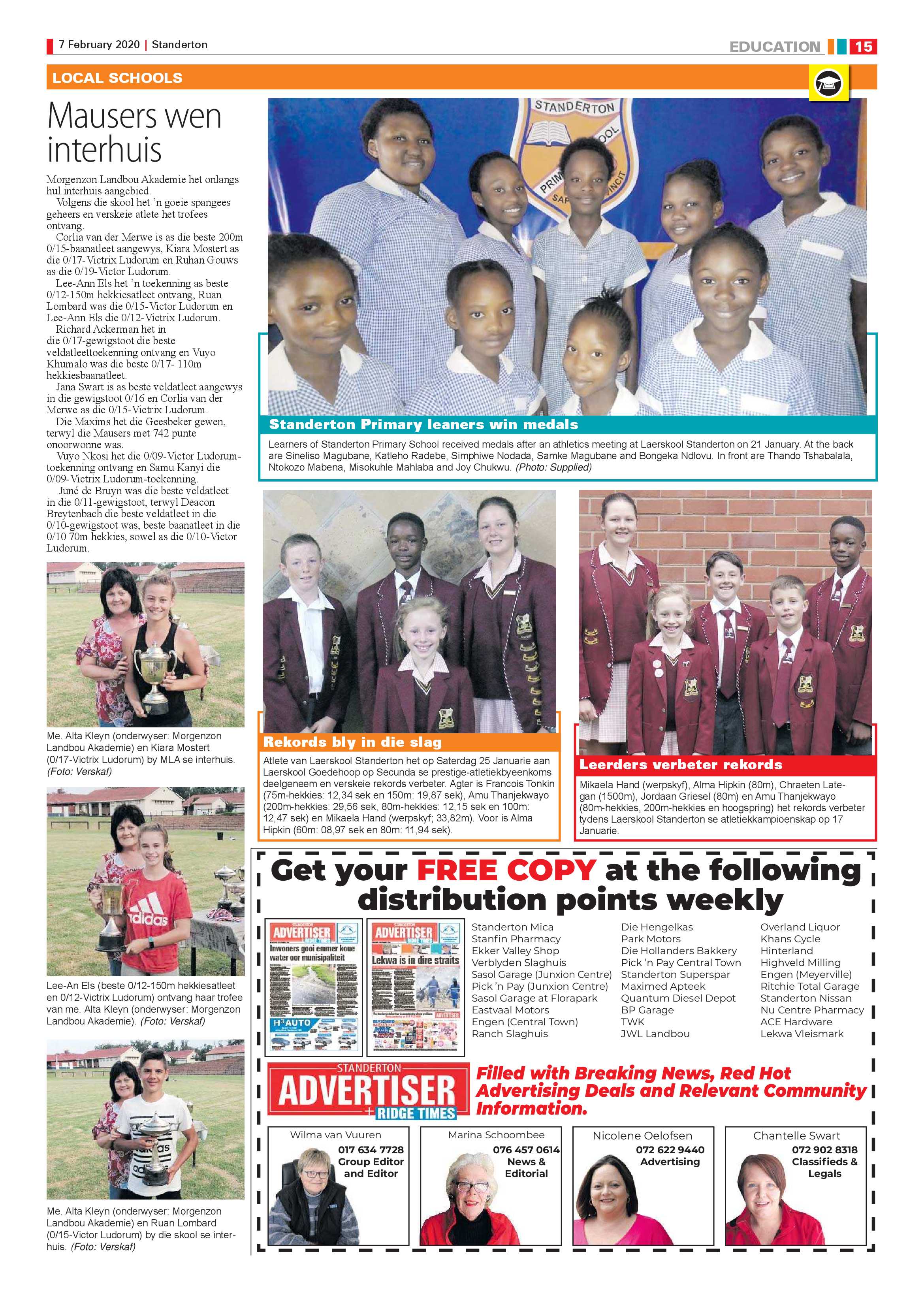 Standerton Advertiser 7 February 2020 page 15