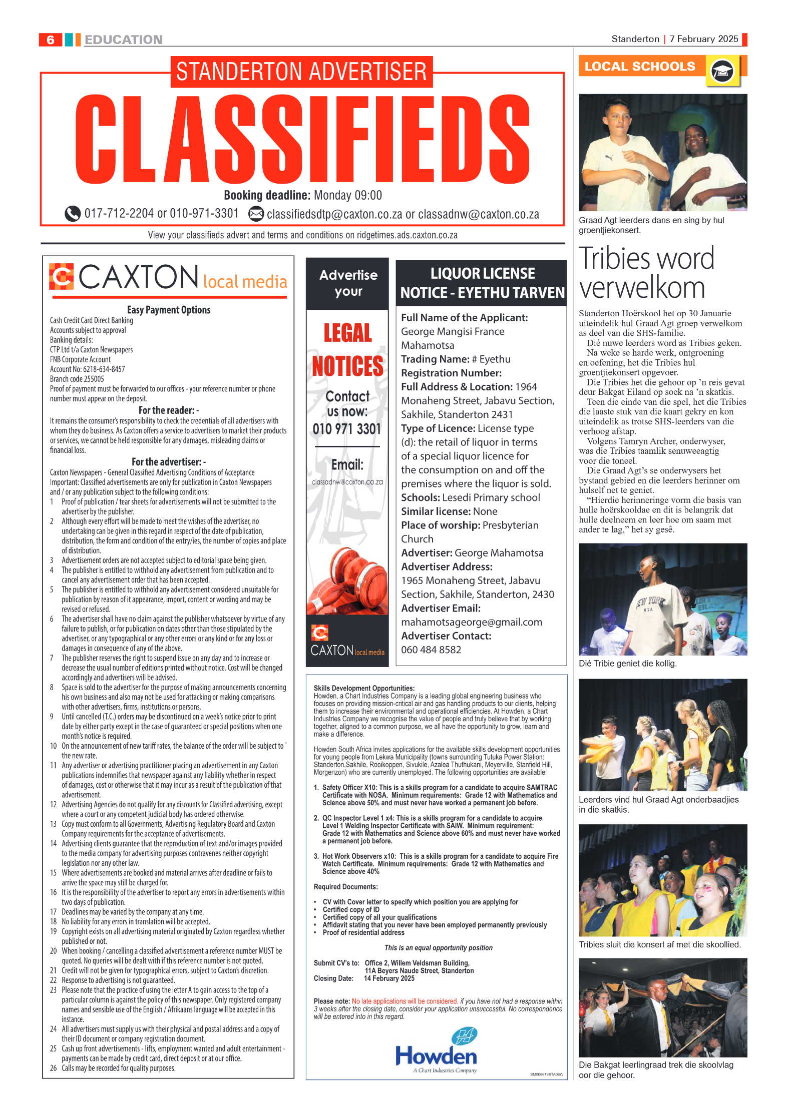 Standerton Advertiser 7 February 2025 page 6