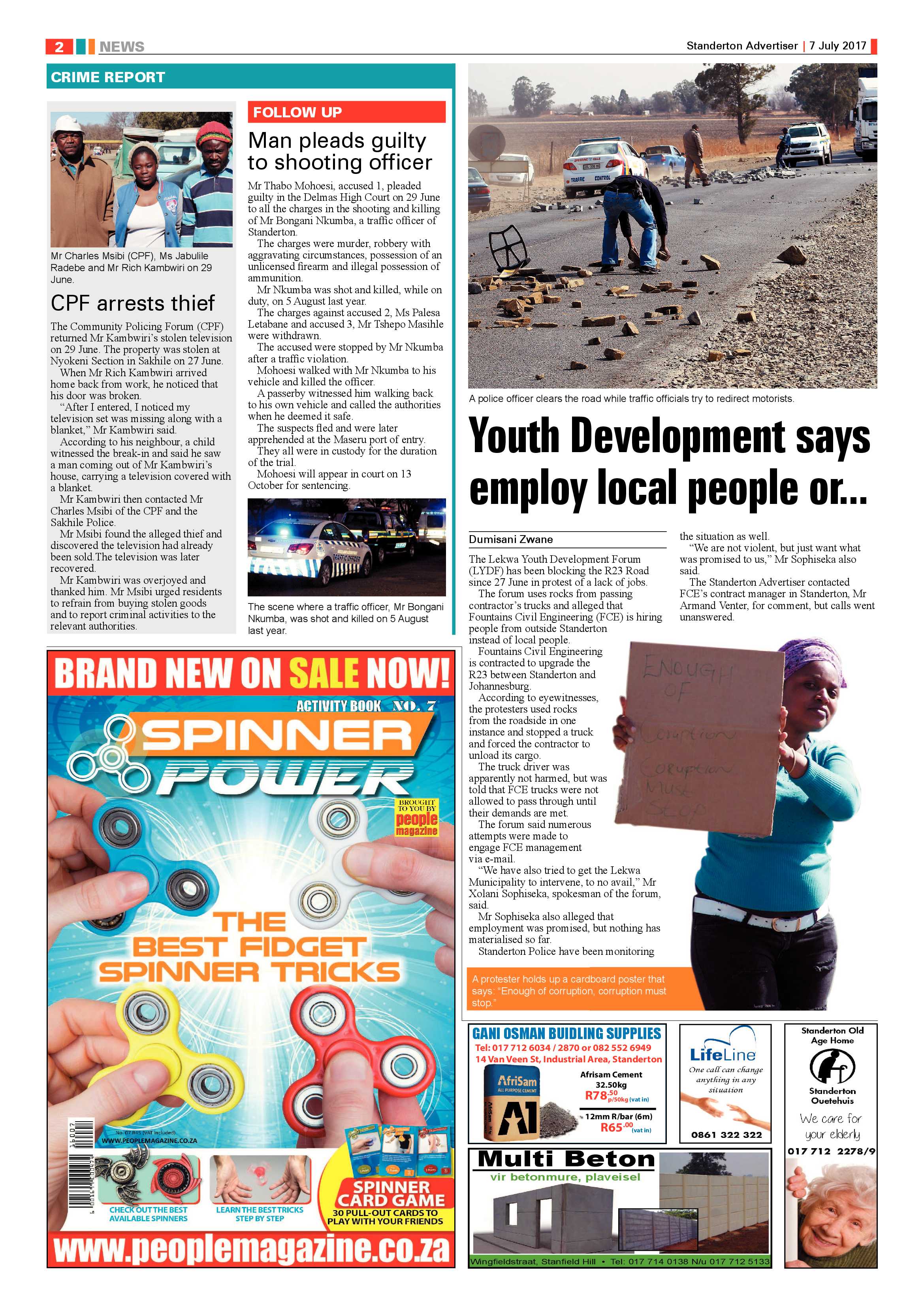 Standerton Advertiser 7 July 2017 page 2