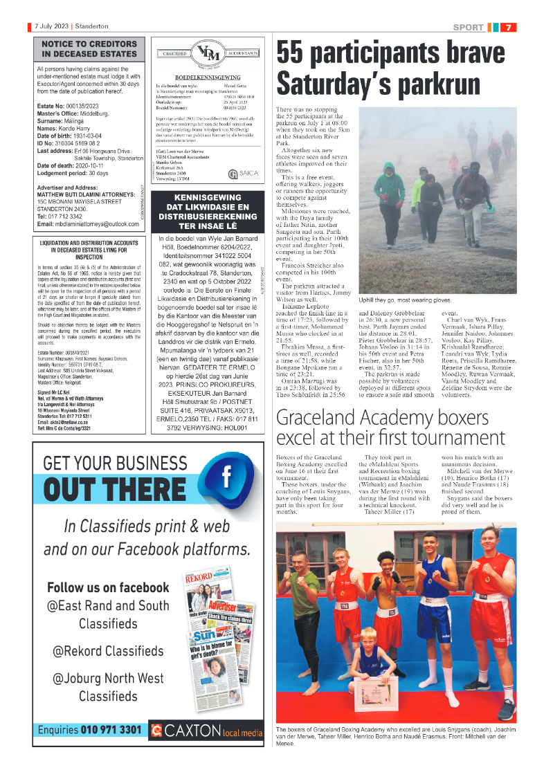 Standerton Advertiser 7 July 2023 page 7
