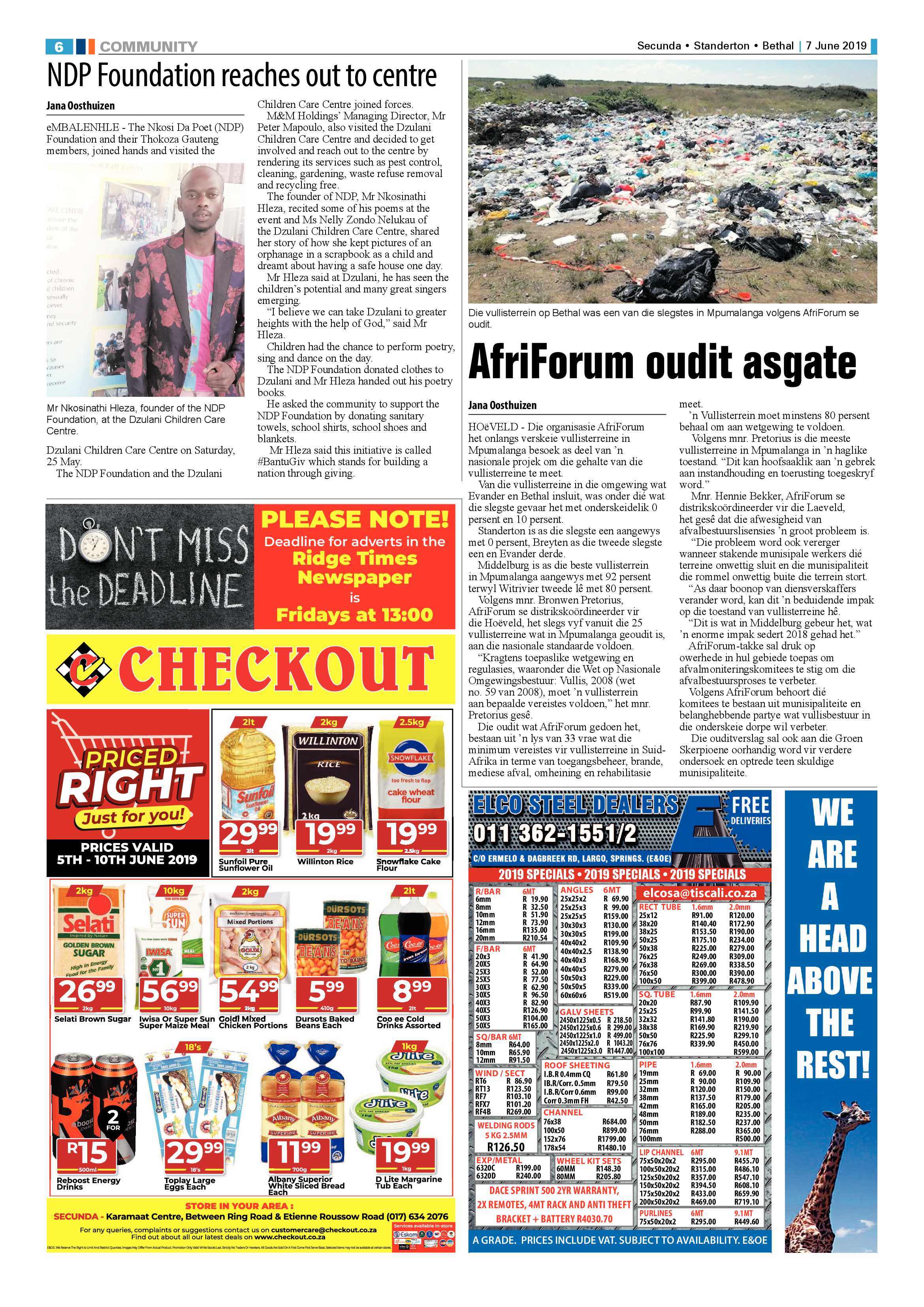 Standerton Advertiser 7 June 2019 page 10