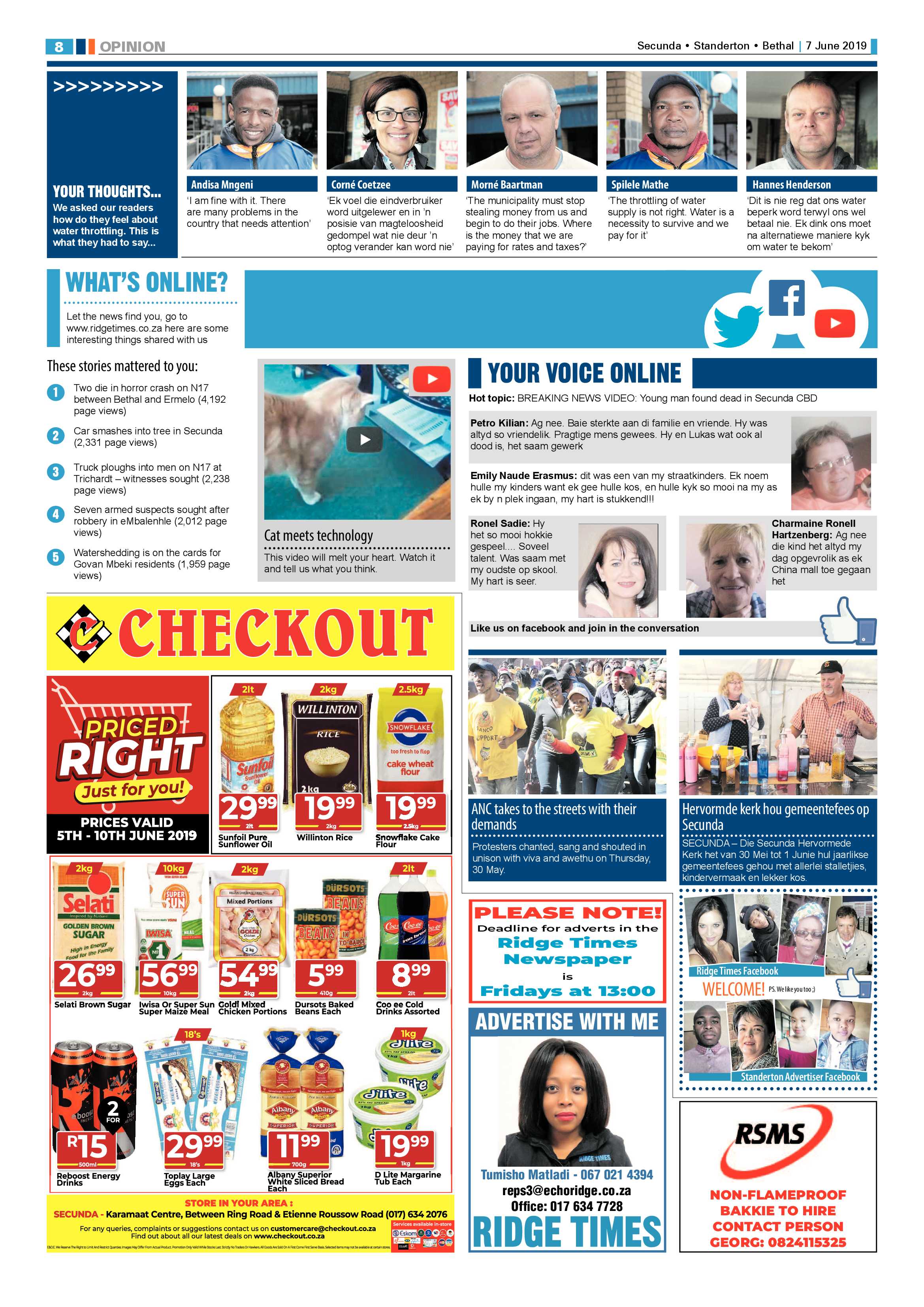 Standerton Advertiser 7 June 2019 page 12