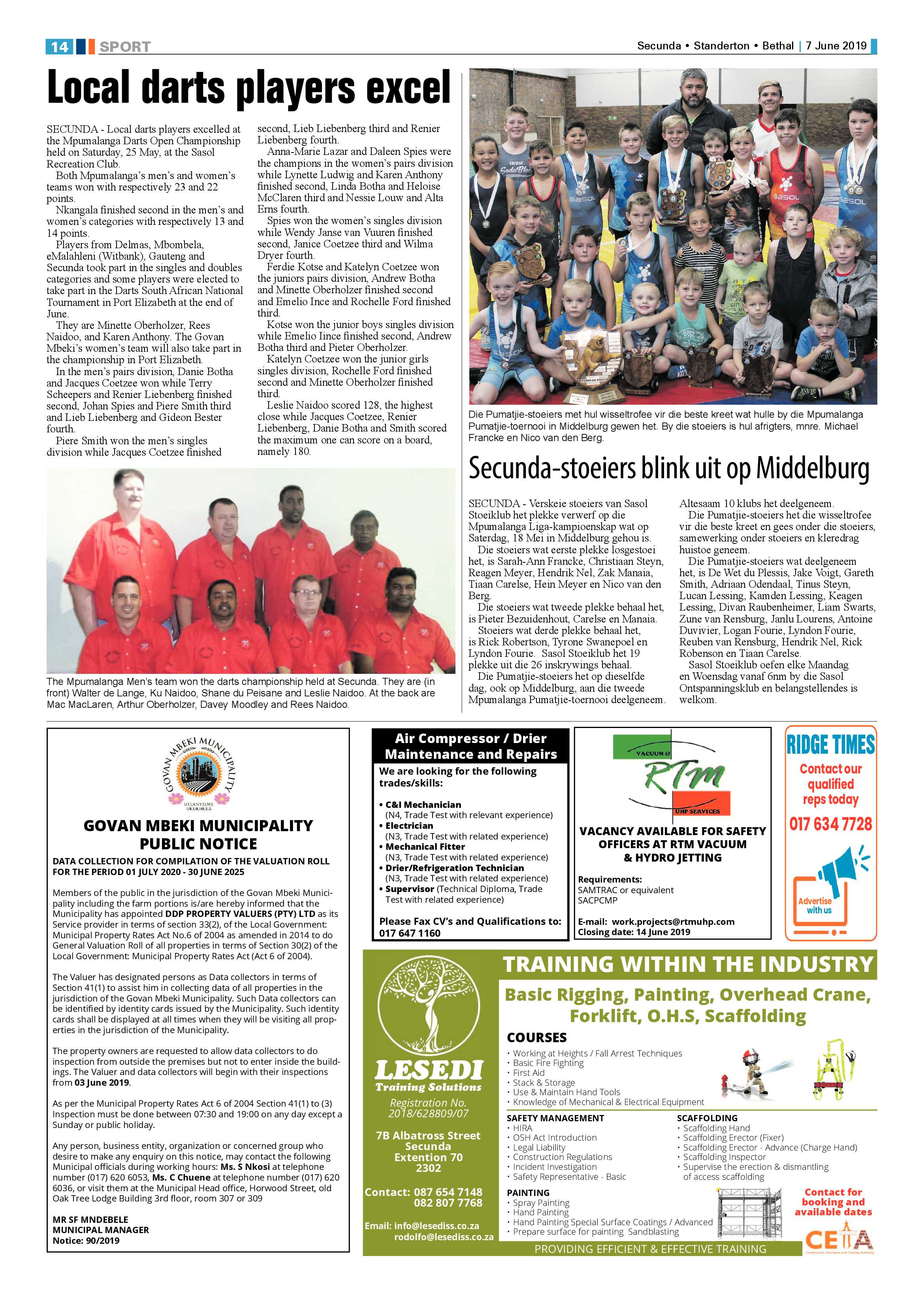 Standerton Advertiser 7 June 2019 page 18