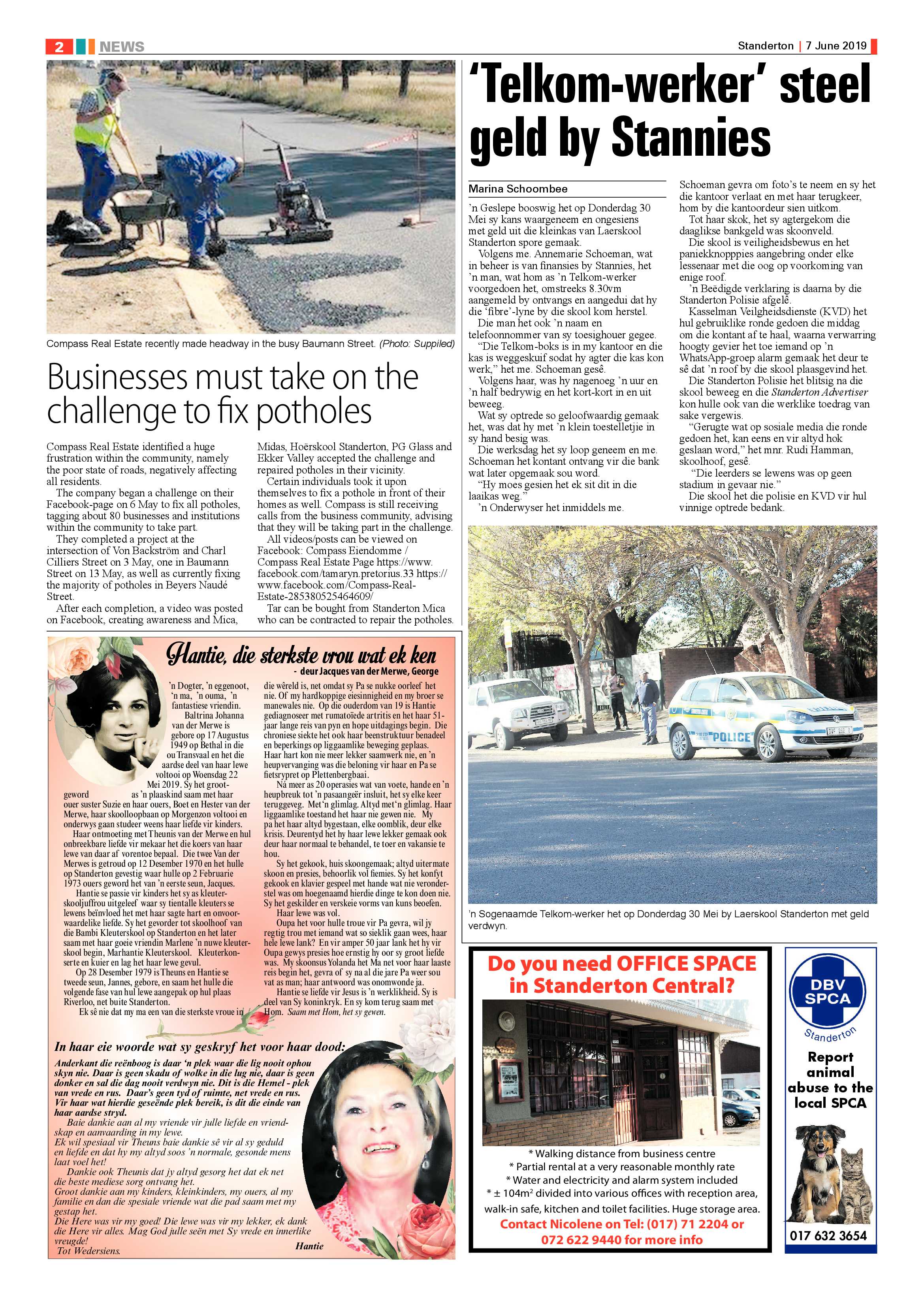 Standerton Advertiser 7 June 2019 page 2