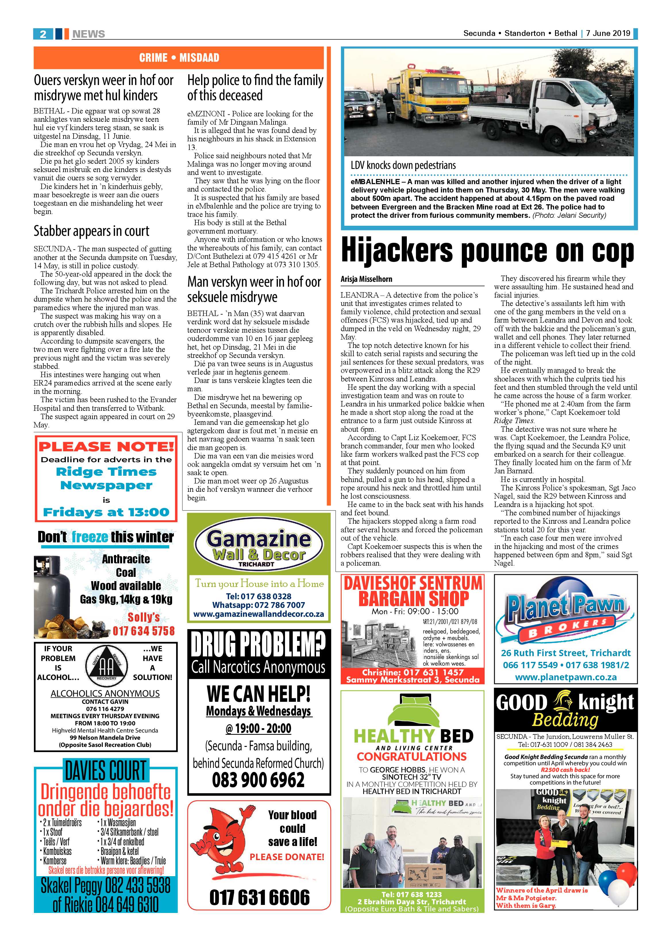 Standerton Advertiser 7 June 2019 page 6