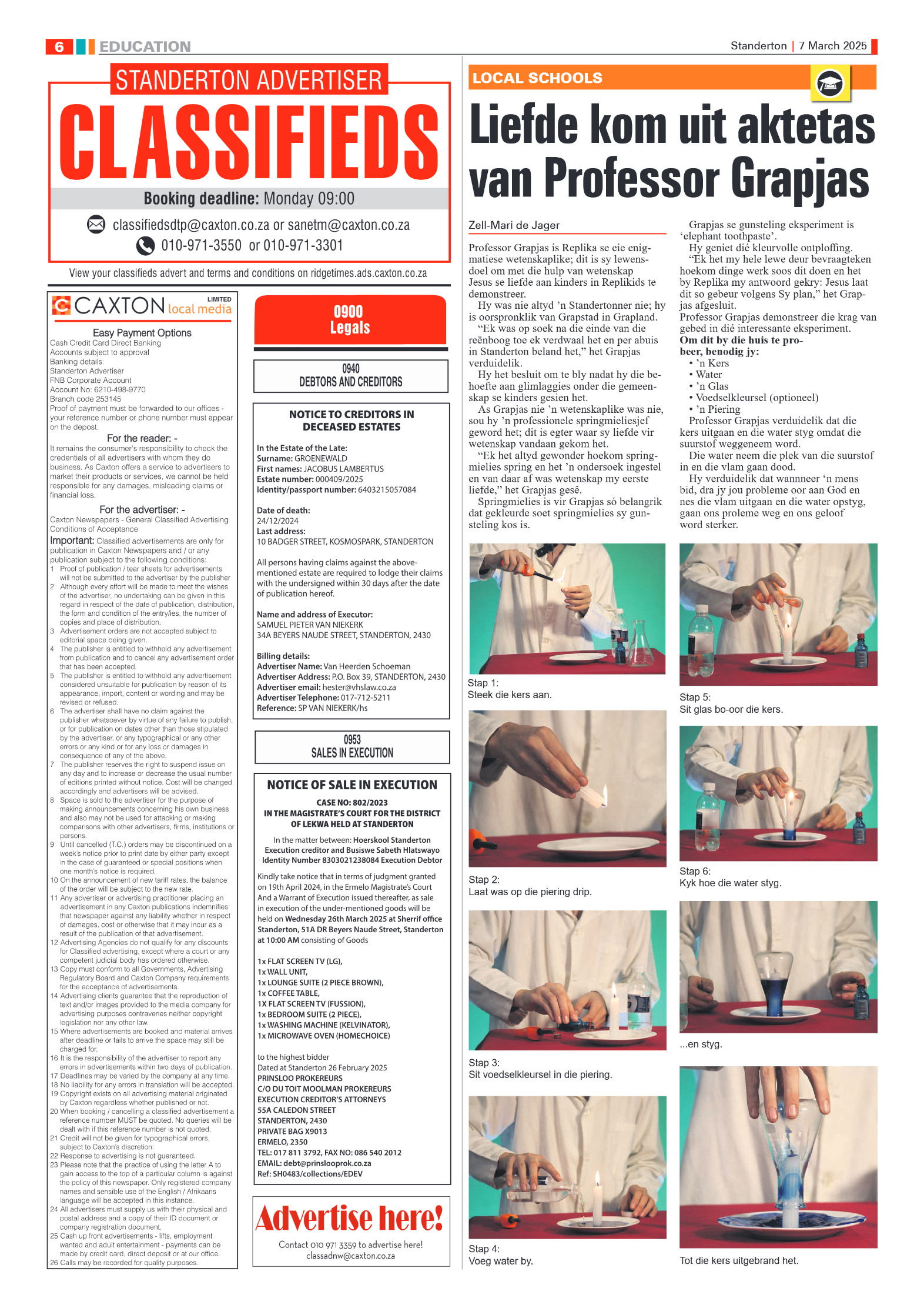 Standerton Advertiser 7 March 2025 page 6