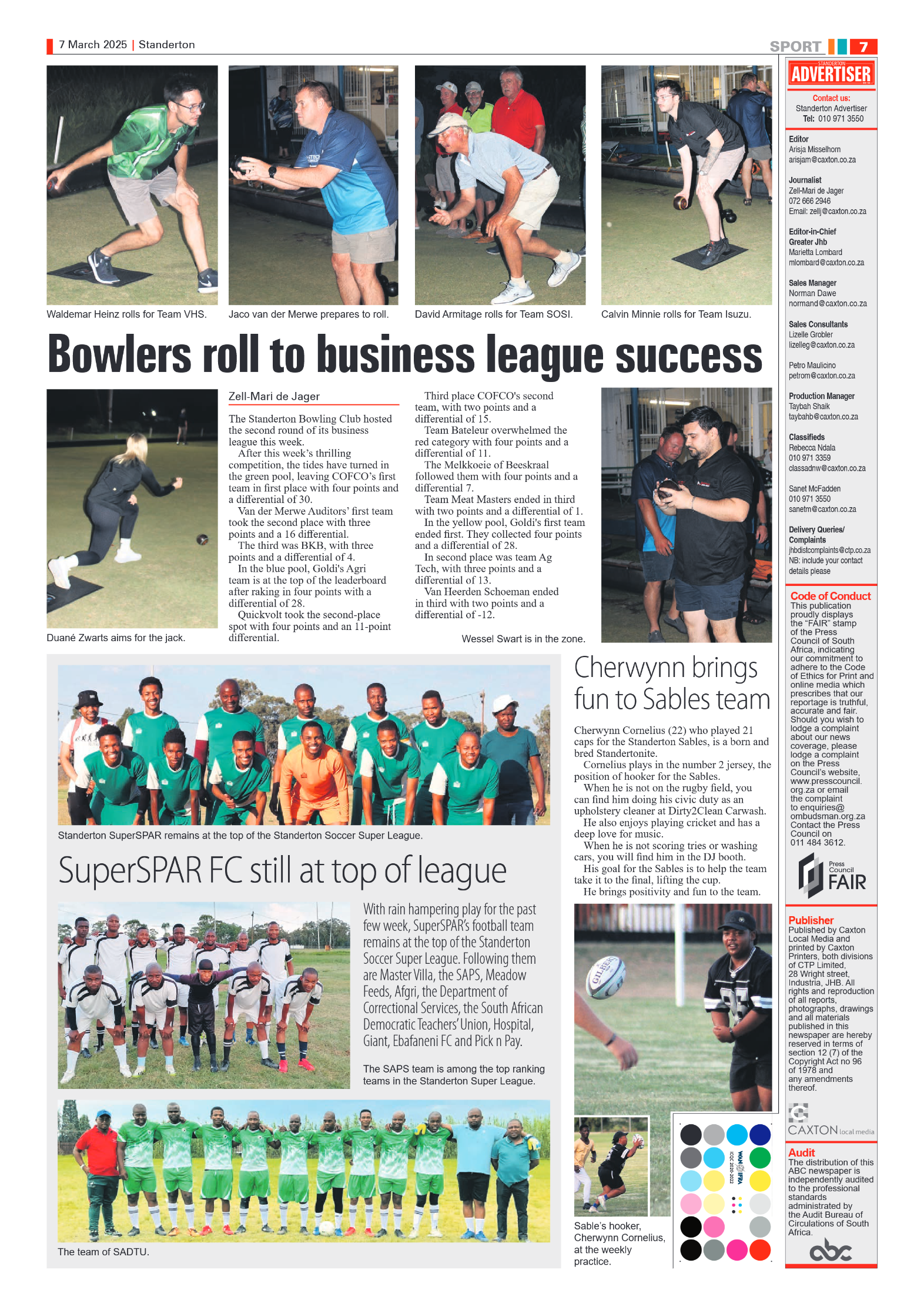 Standerton Advertiser 7 March 2025 page 7
