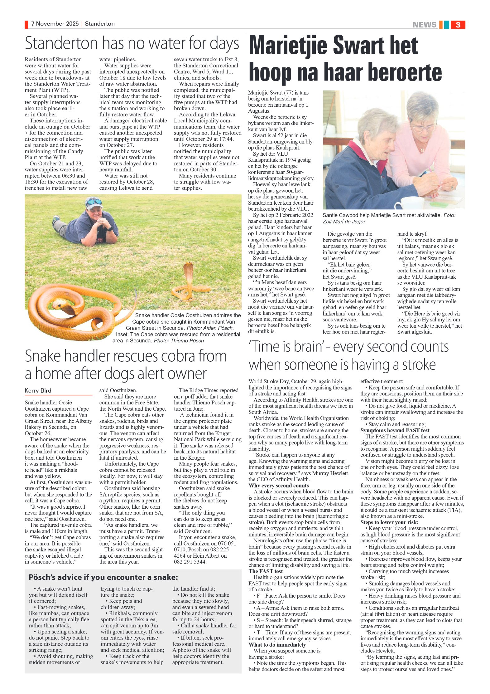 Standerton Advertiser 7 November 2025 page 3