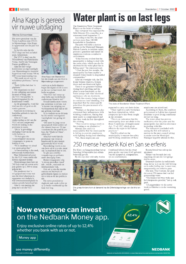 Standerton Advertiser 7 October 2022 page 4