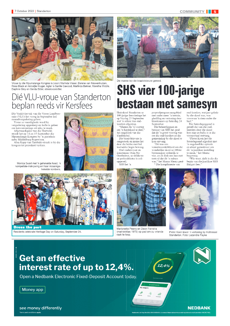 Standerton Advertiser 7 October 2022 page 5