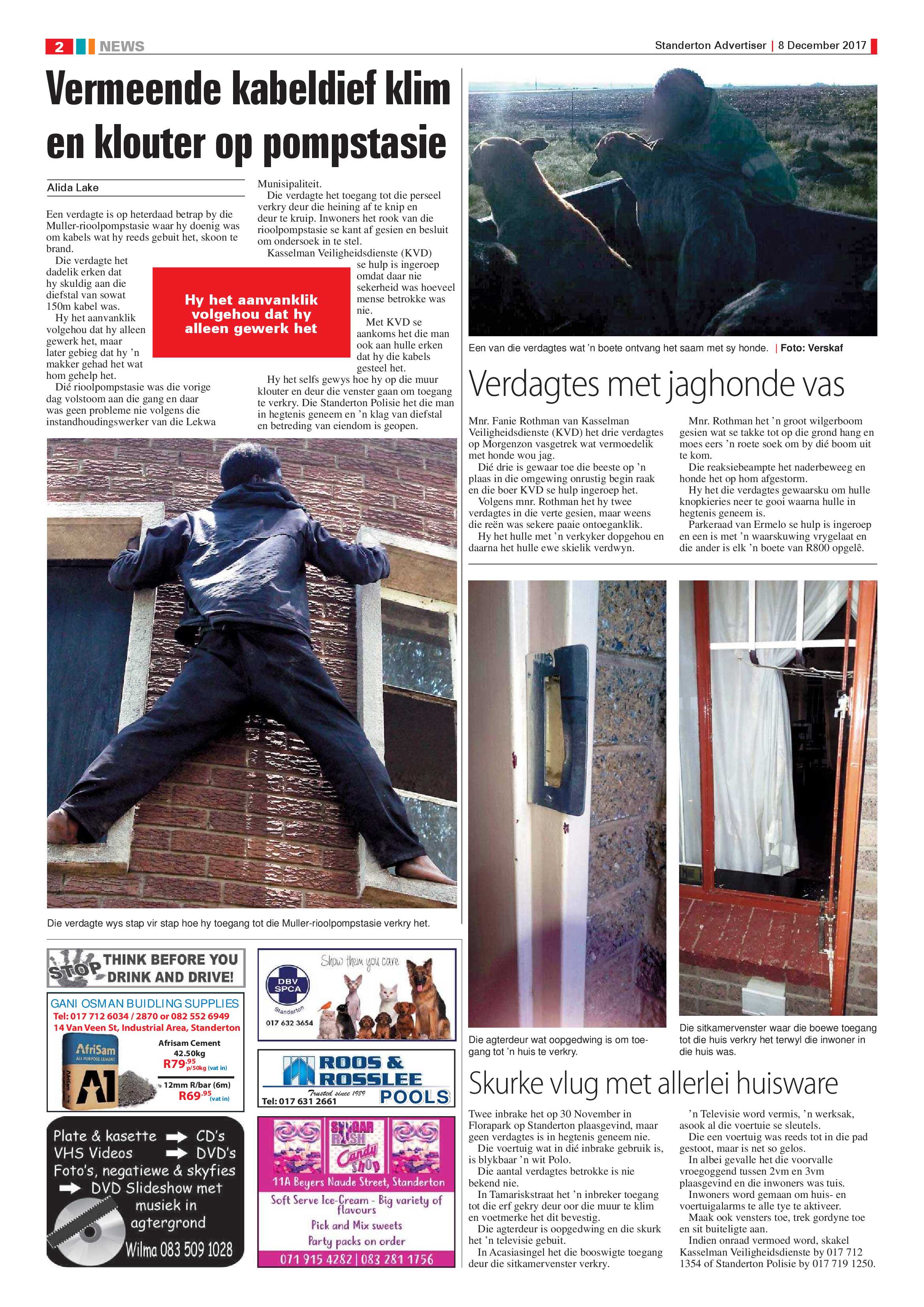 Standerton Advertiser 8 December 2017 page 2