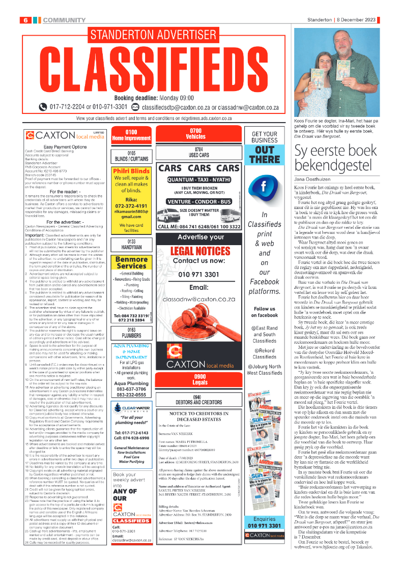 Standerton Advertiser 8 December 2023 page 6