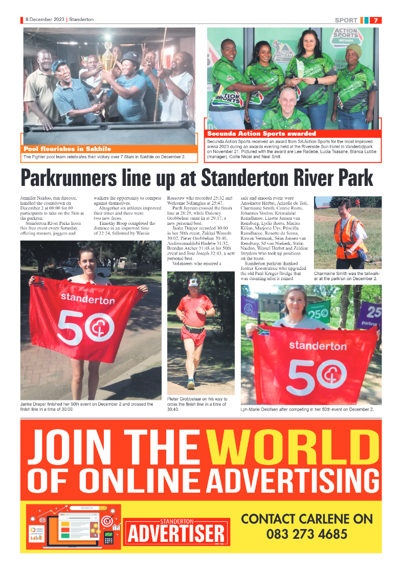 Standerton Advertiser 8 December 2023 page 7