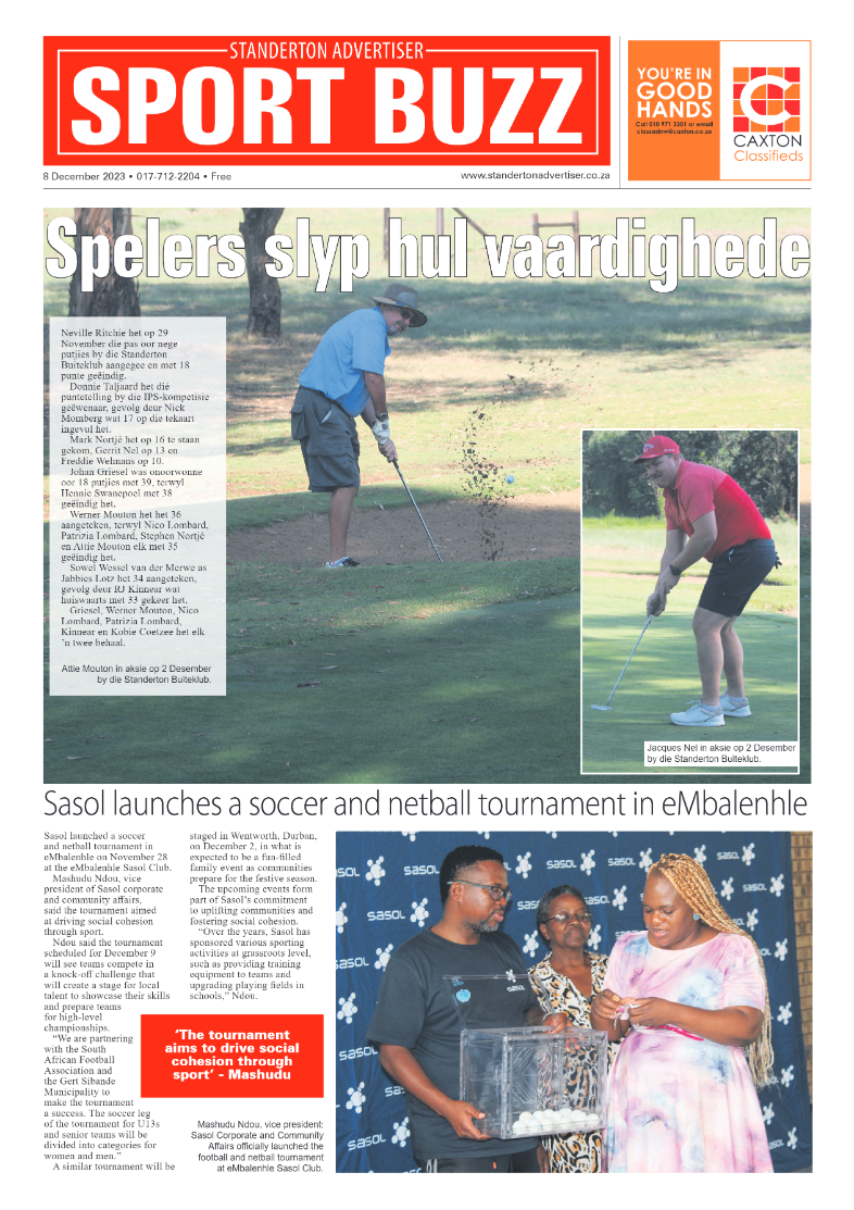 Standerton Advertiser 8 December 2023 page 8
