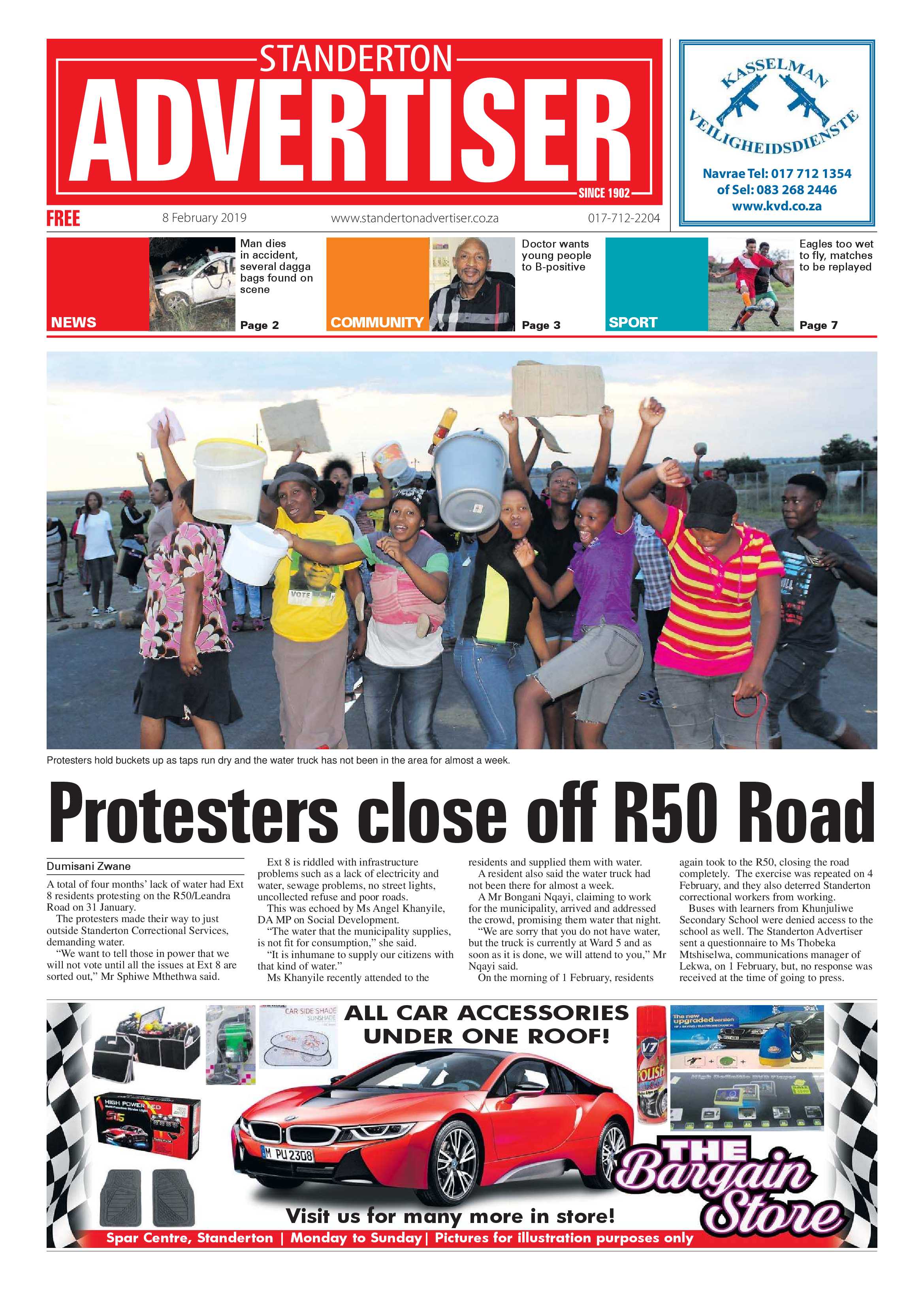 Standerton Advertiser 8 February 2019 page 1
