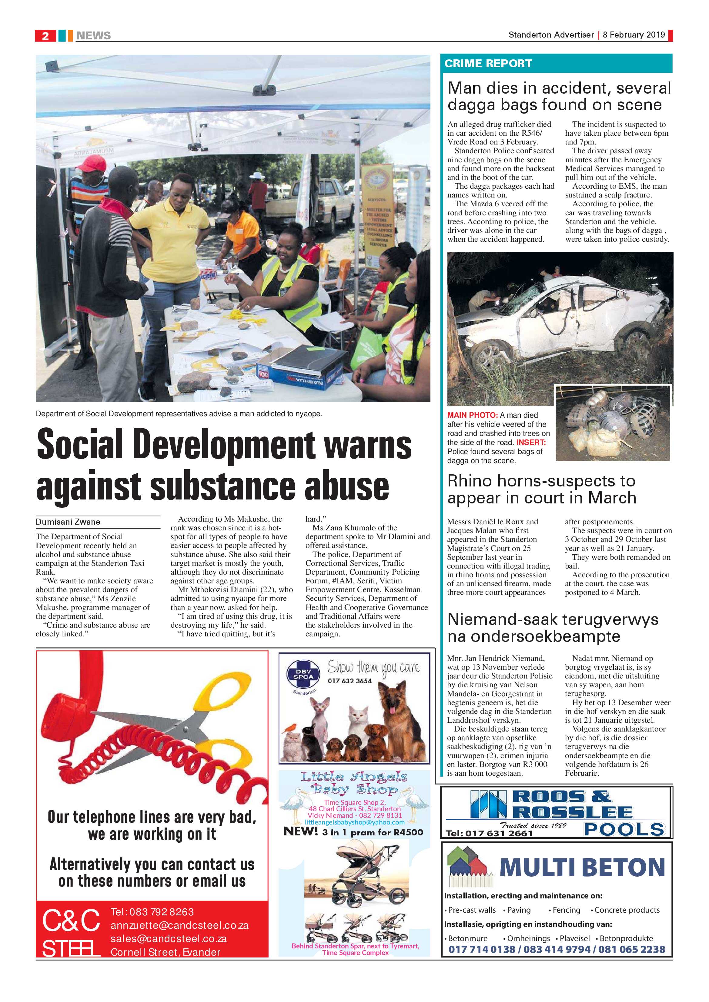 Standerton Advertiser 8 February 2019 page 2