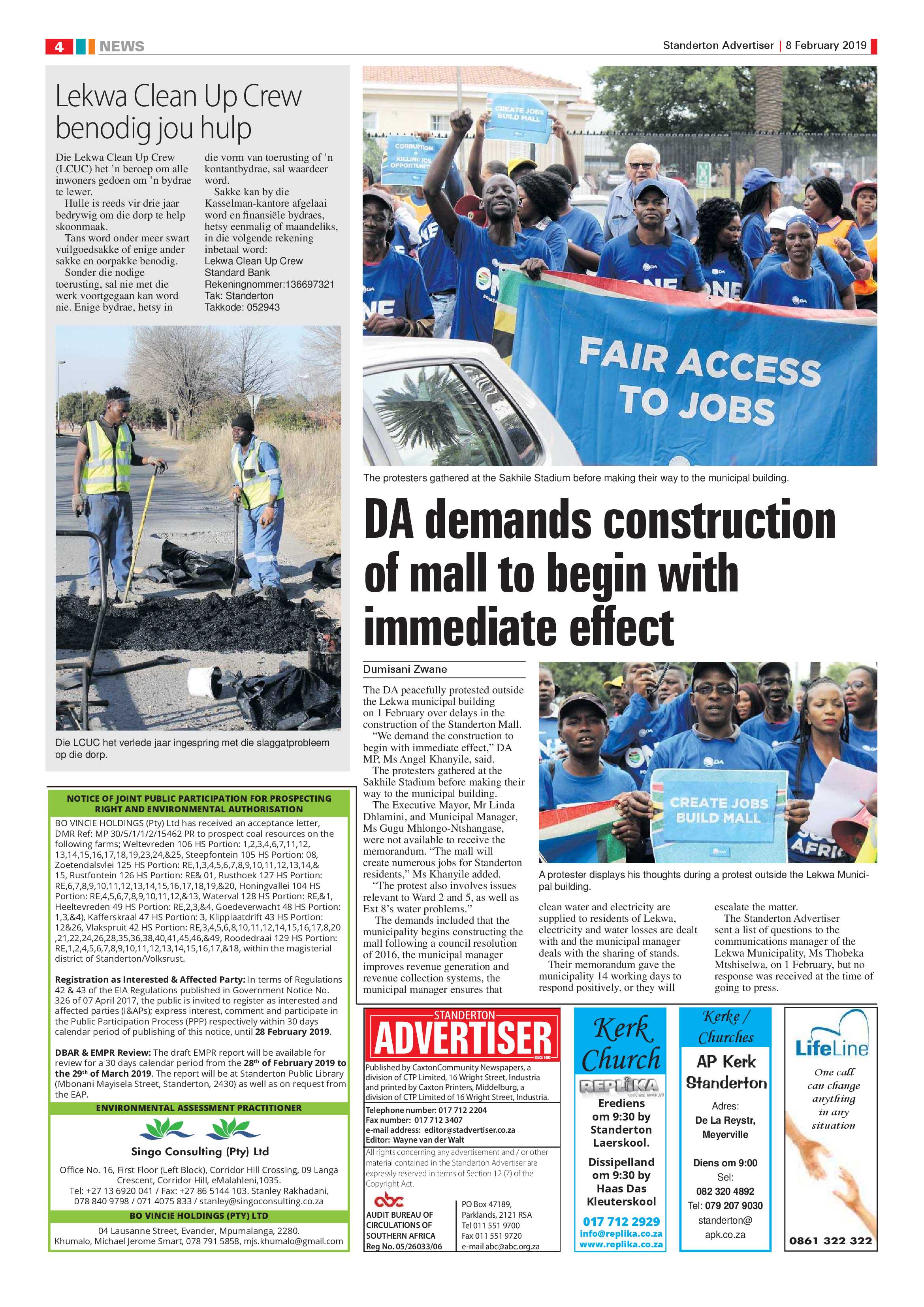 Standerton Advertiser 8 February 2019 page 4