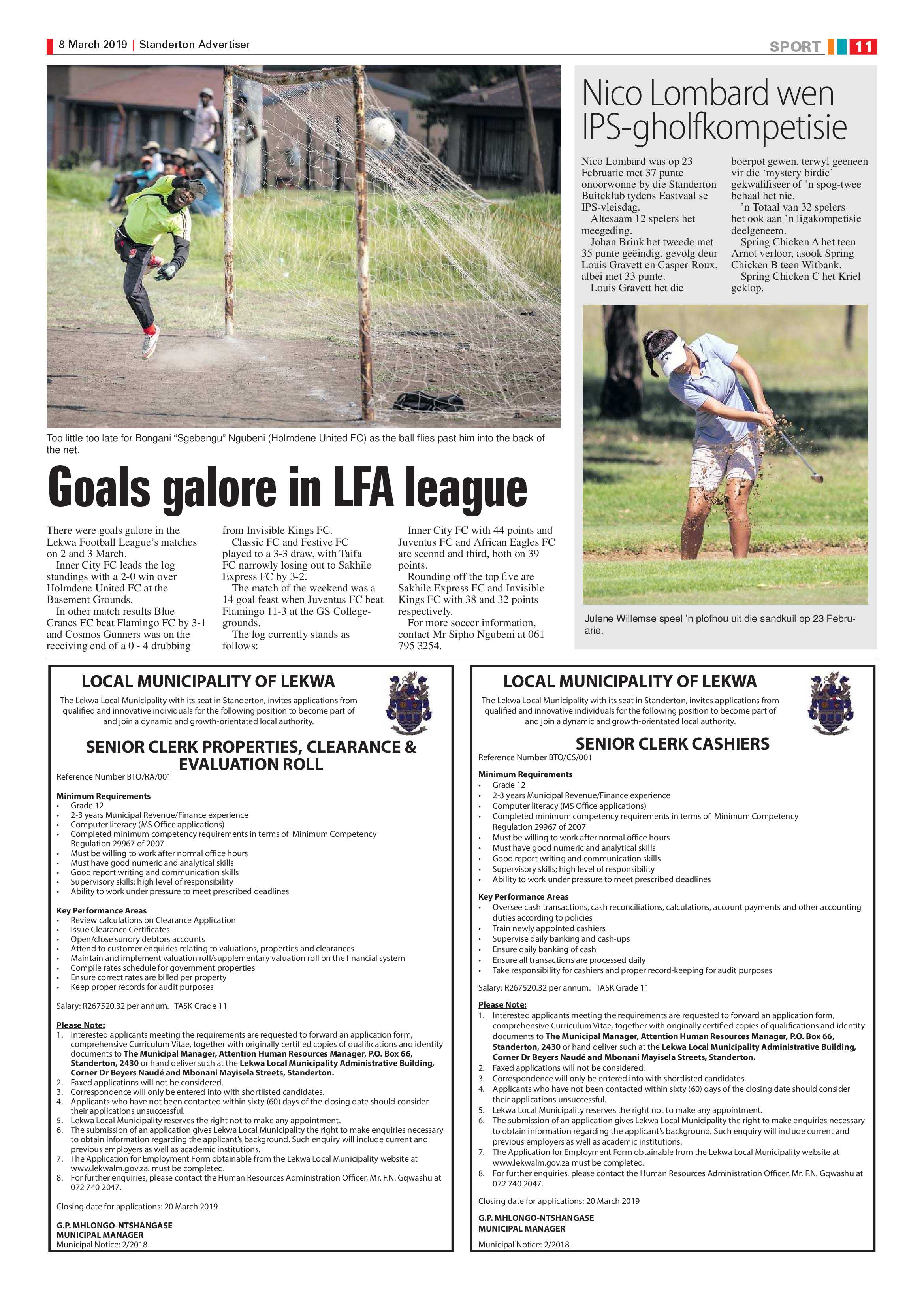Standerton Advertiser 8 March 2019 page 11