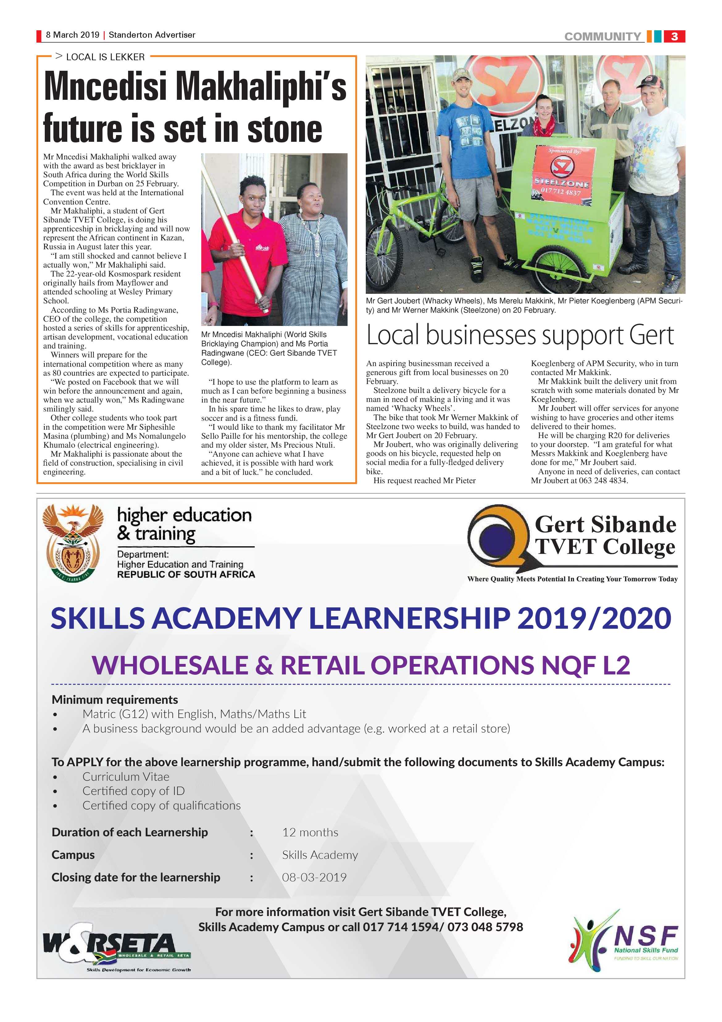Standerton Advertiser 8 March 2019 page 3