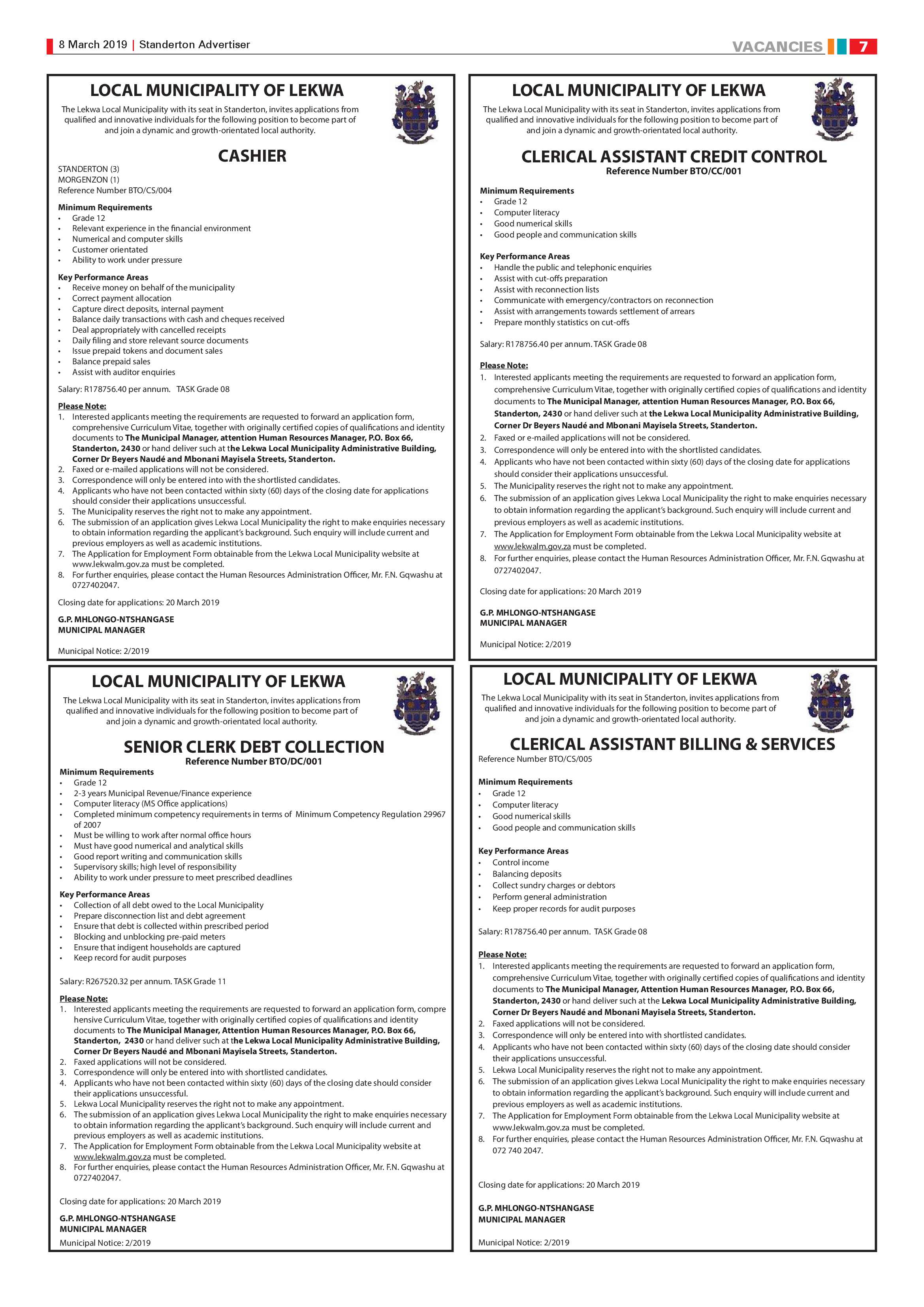 Standerton Advertiser 8 March 2019 page 7