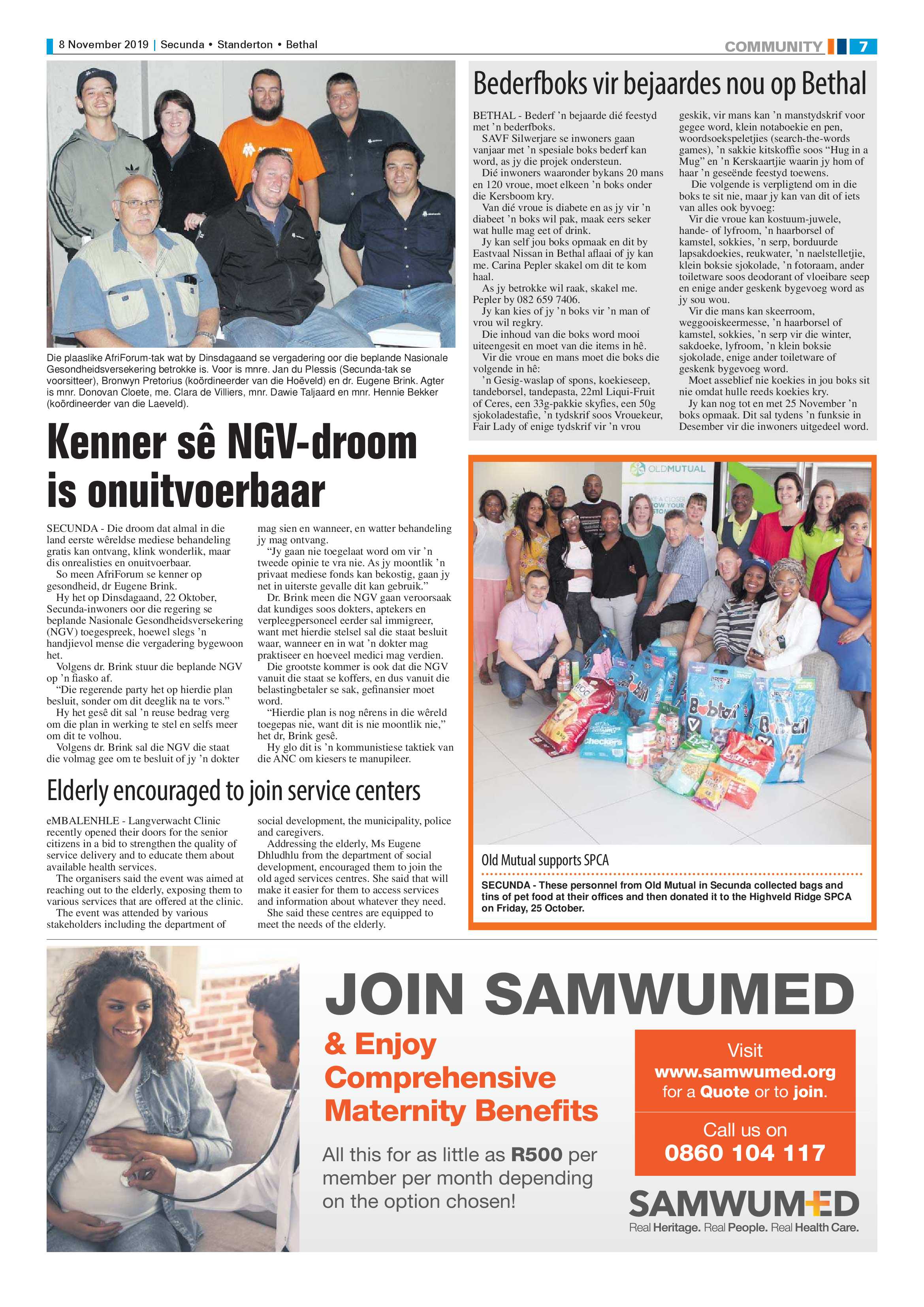 Standerton Advertiser 8 November 2019 page 7
