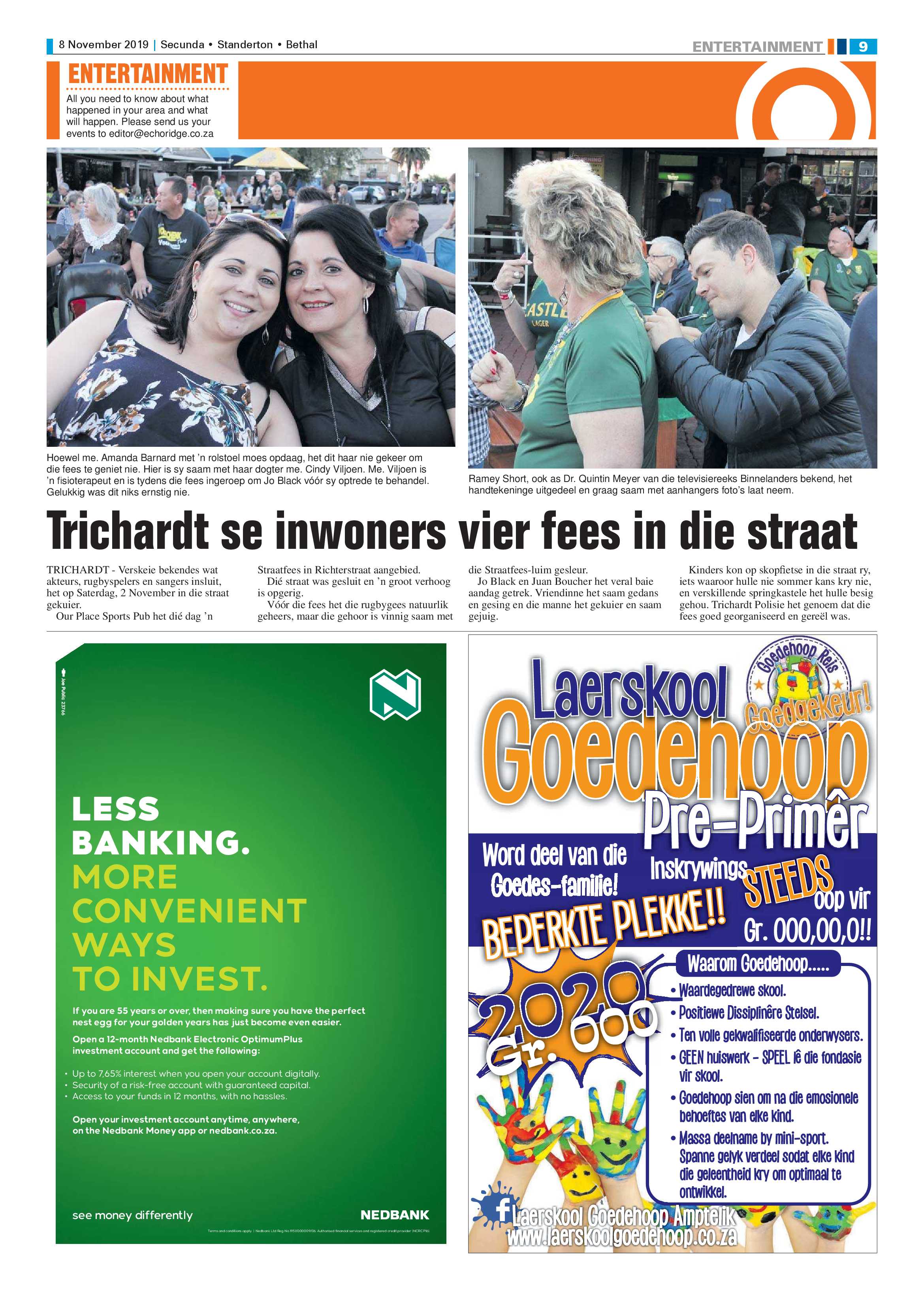 Standerton Advertiser 8 November 2019 page 9