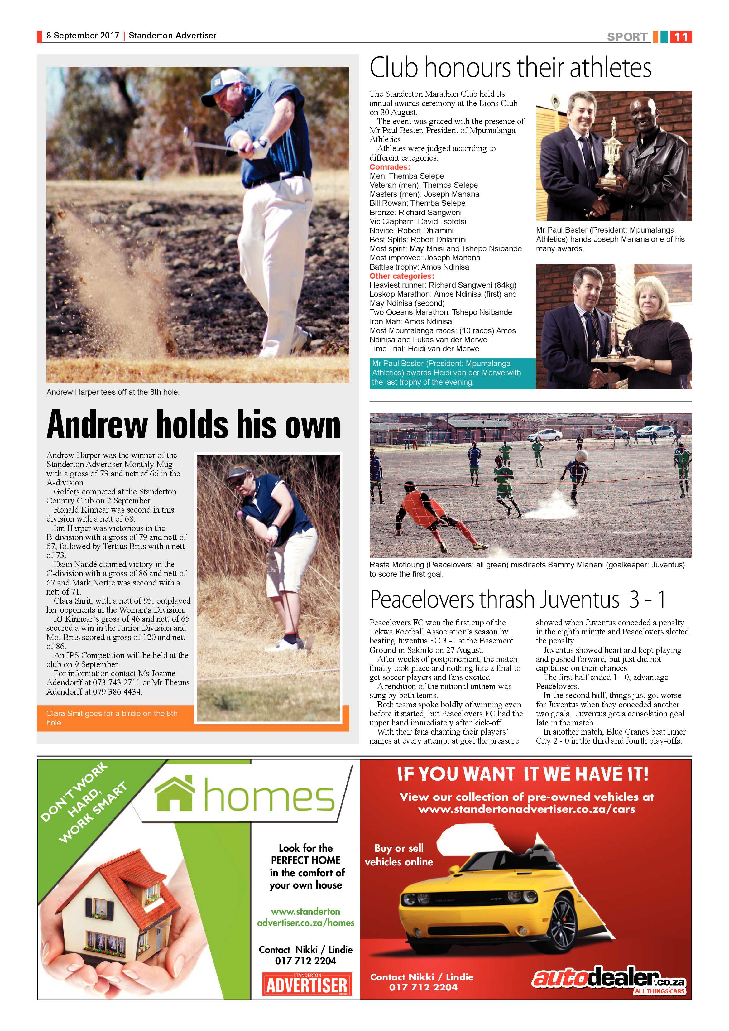 Standerton Advertiser 8 September 2017 page 11