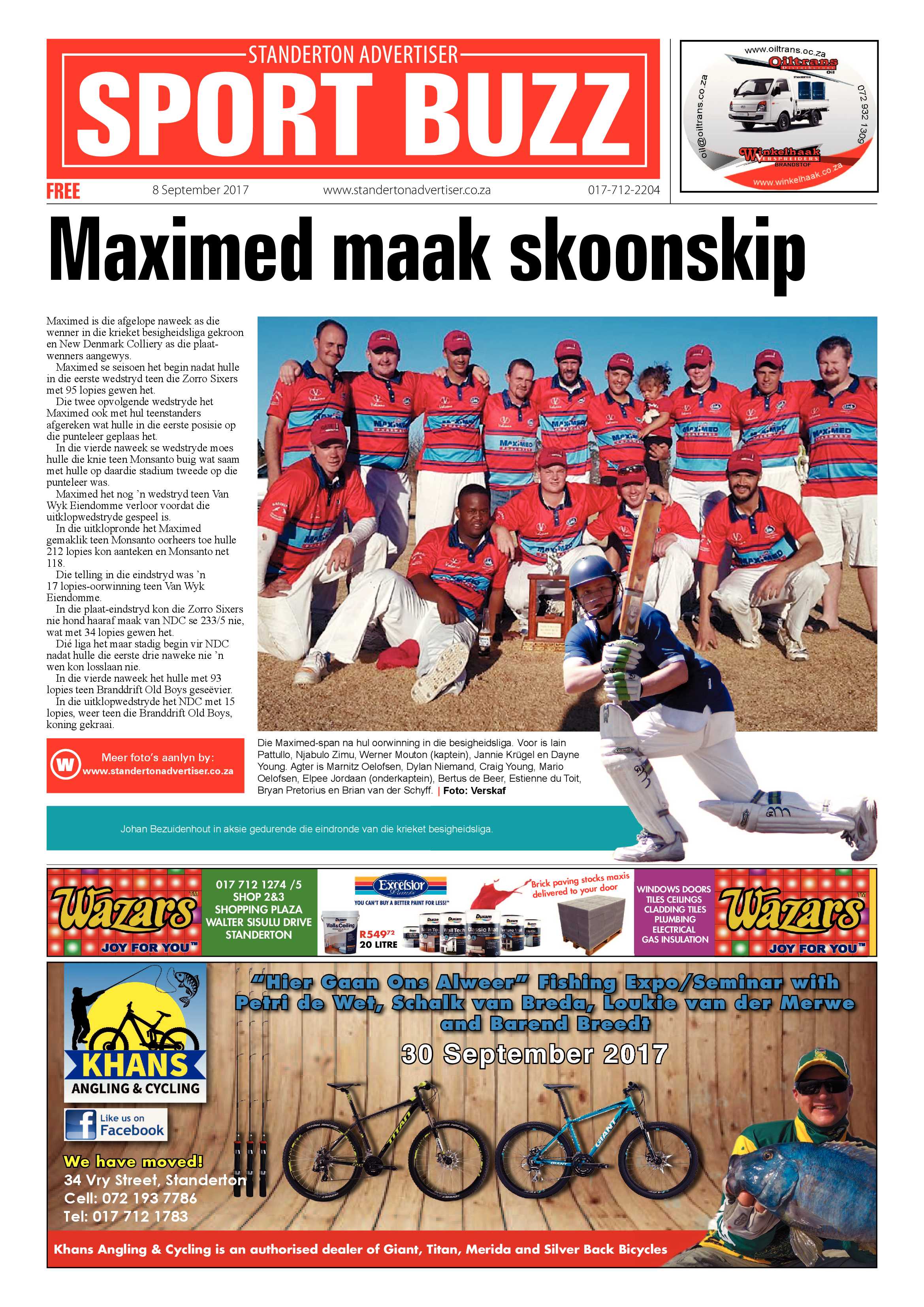 Standerton Advertiser 8 September 2017 page 12