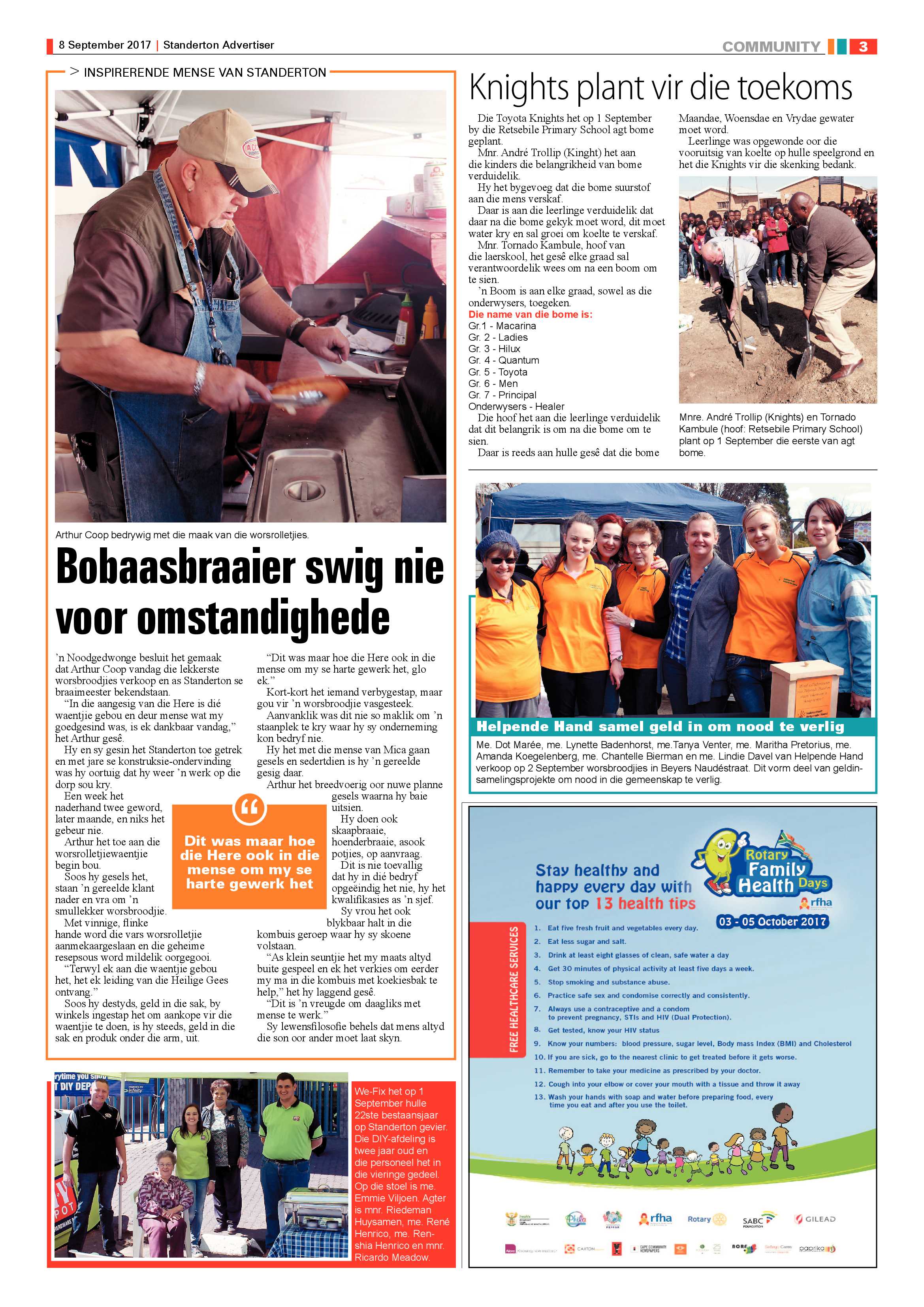 Standerton Advertiser 8 September 2017 page 3