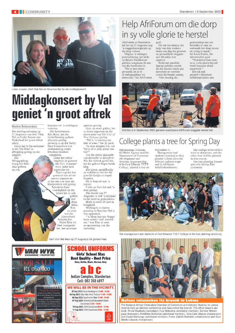 Standerton Advertiser 8 September 2023 page 4