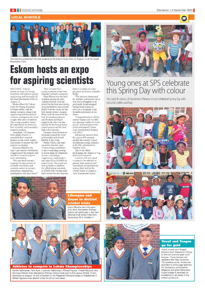 Standerton Advertiser 8 September 2023 page 6