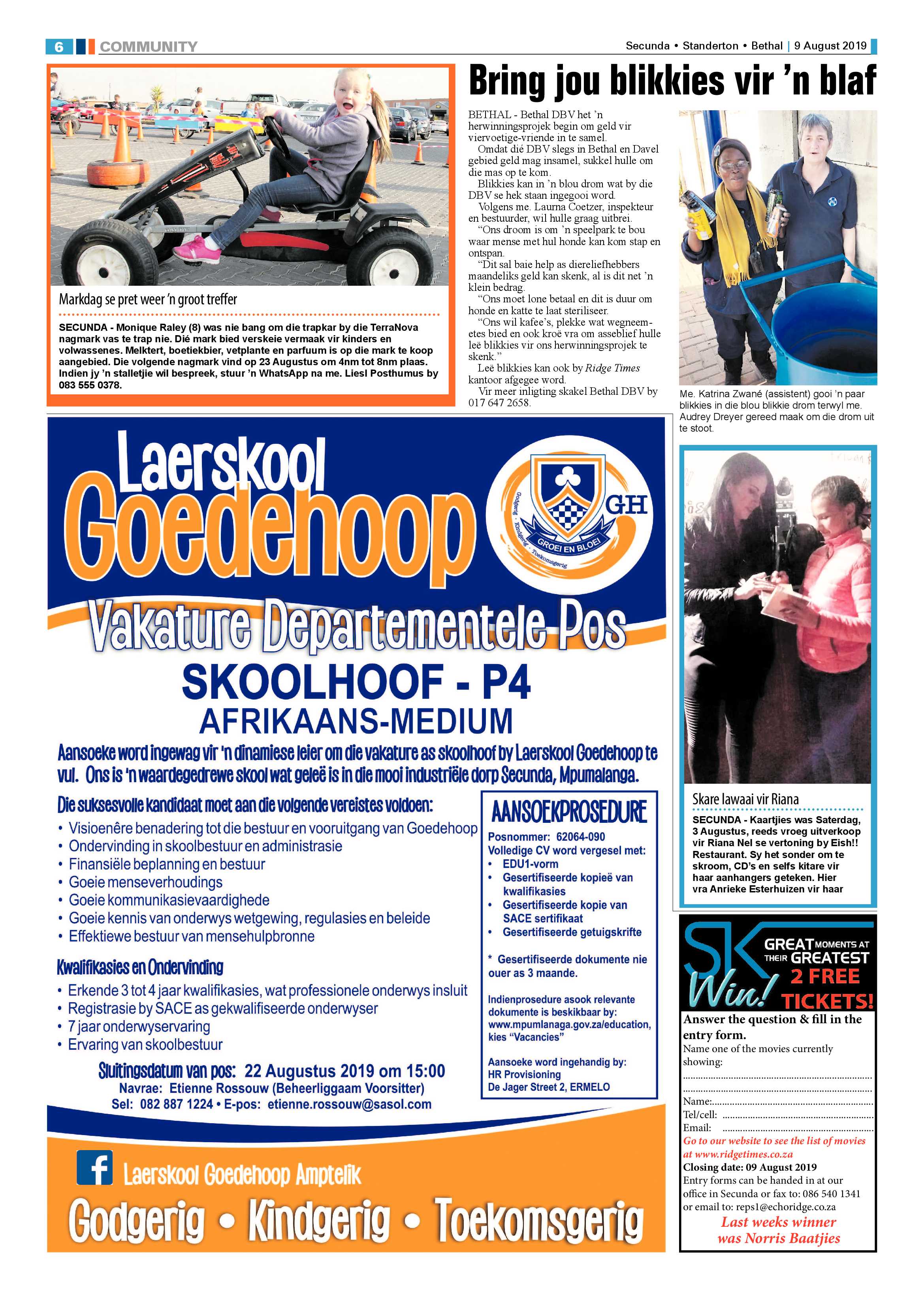 Standerton Advertiser 9 August 2019 page 10