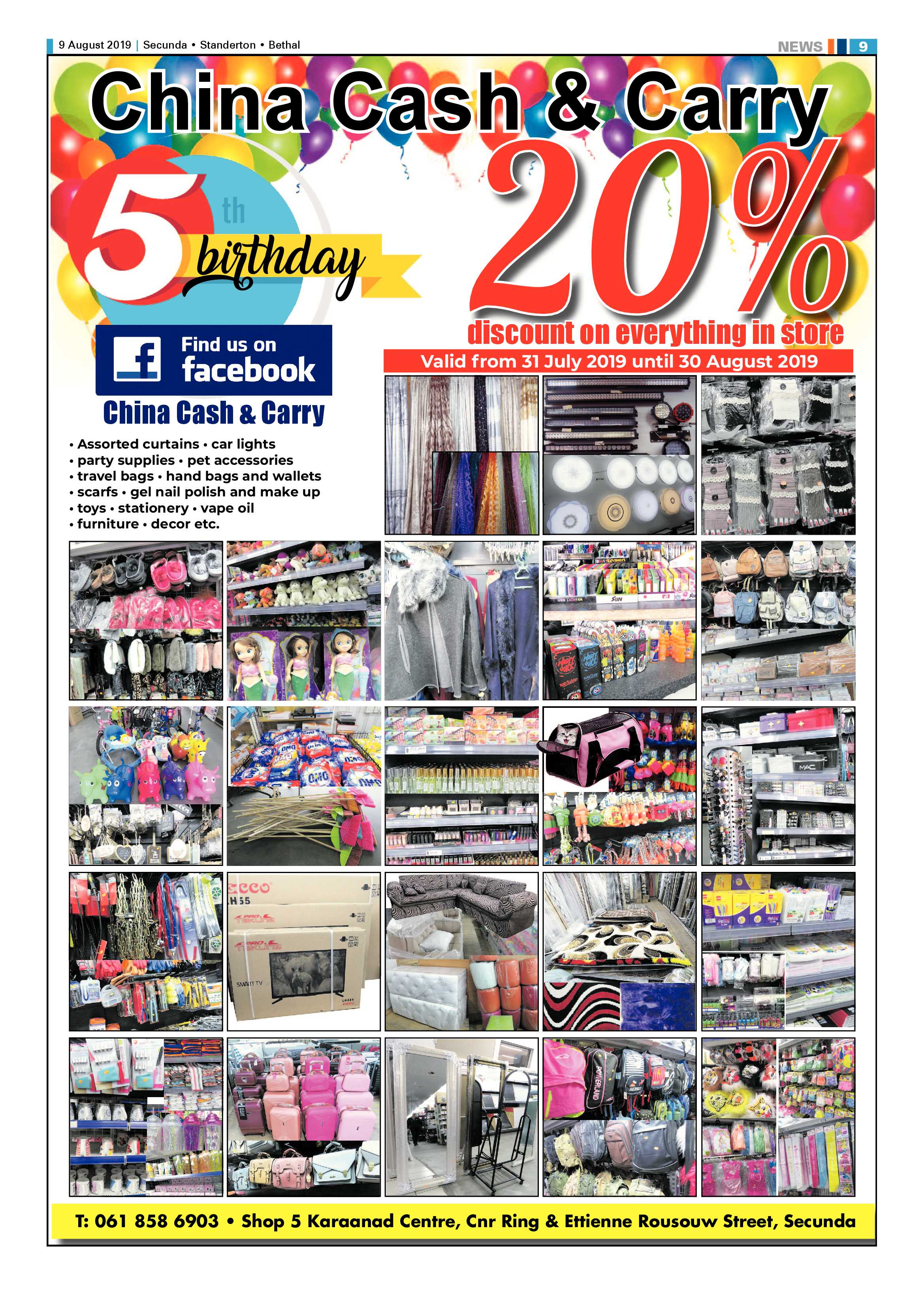 Standerton Advertiser 9 August 2019 page 13