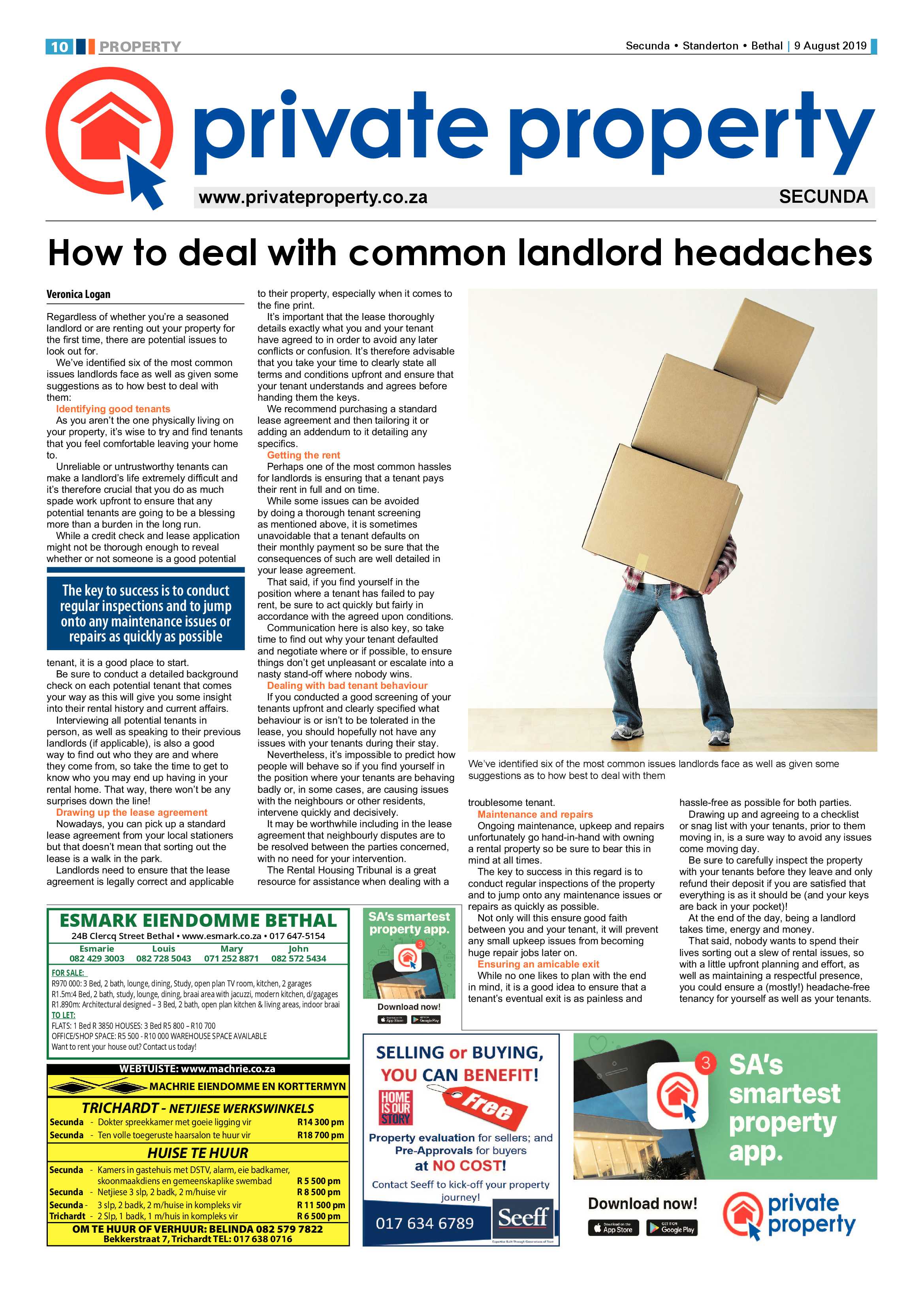 Standerton Advertiser 9 August 2019 page 14