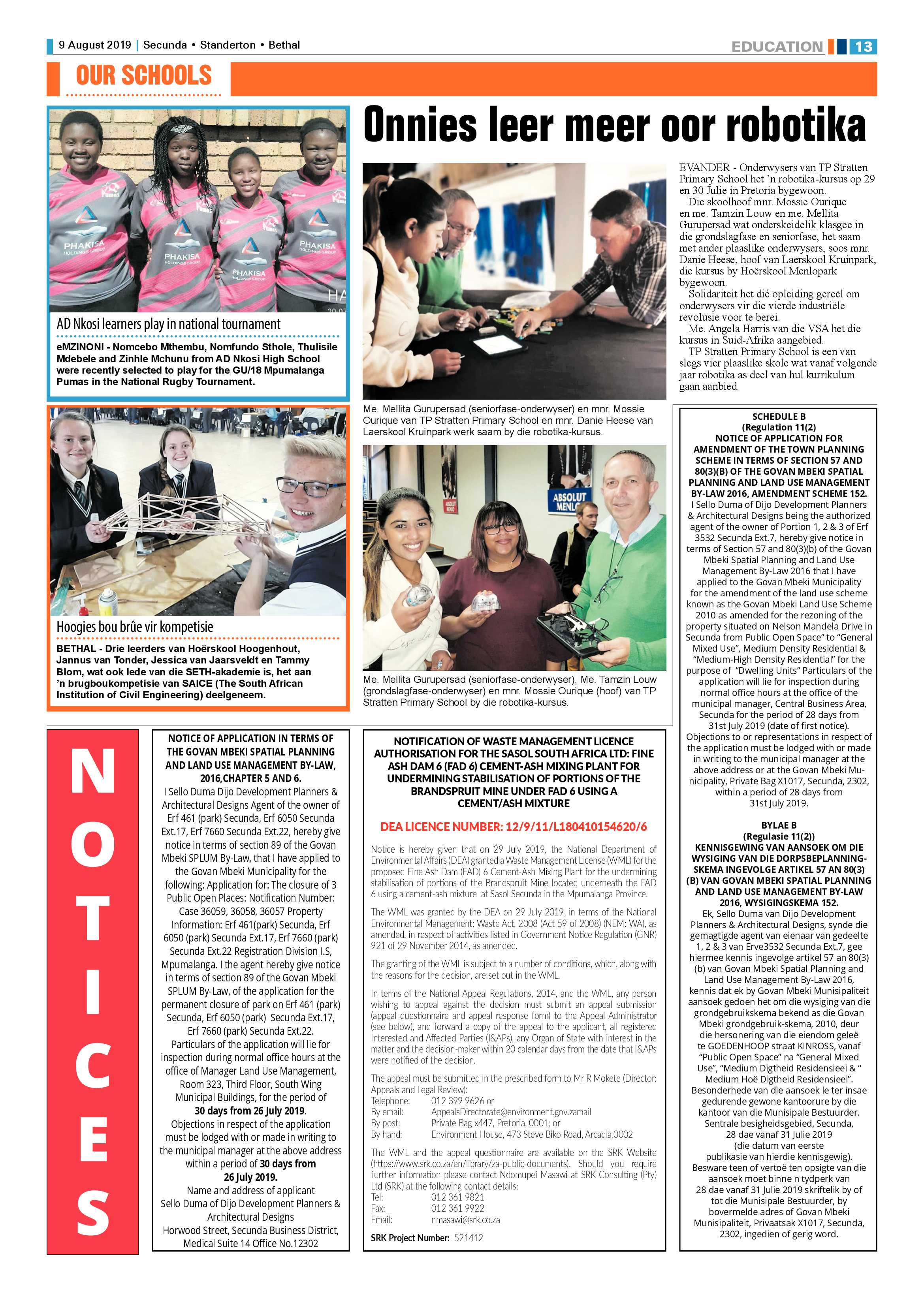 Standerton Advertiser 9 August 2019 page 17