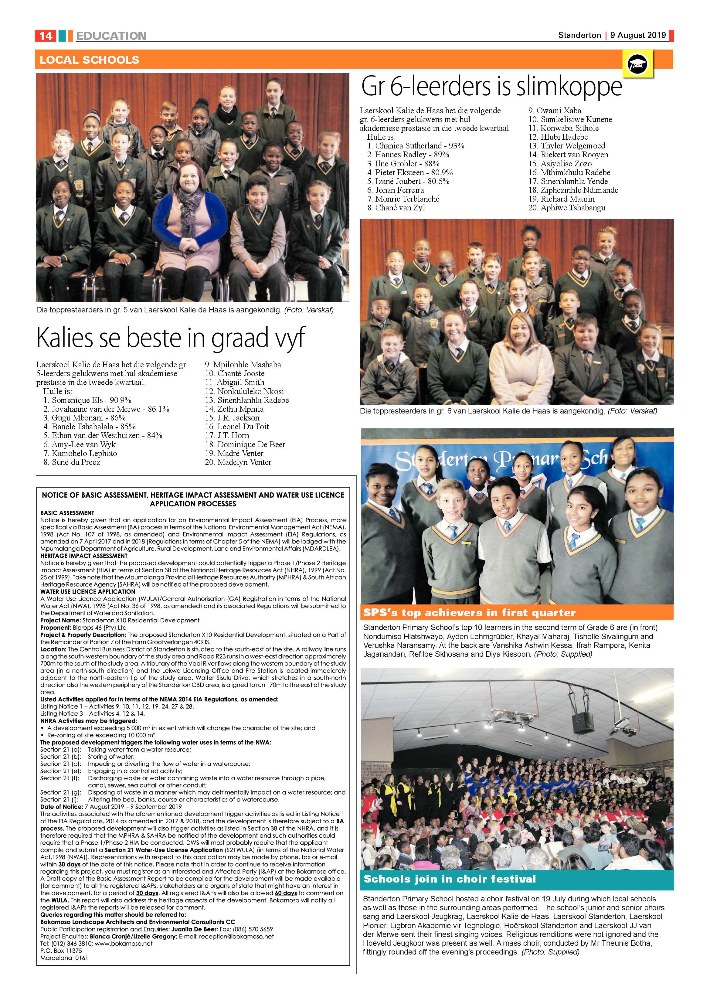 Standerton Advertiser 9 August 2019 page 22