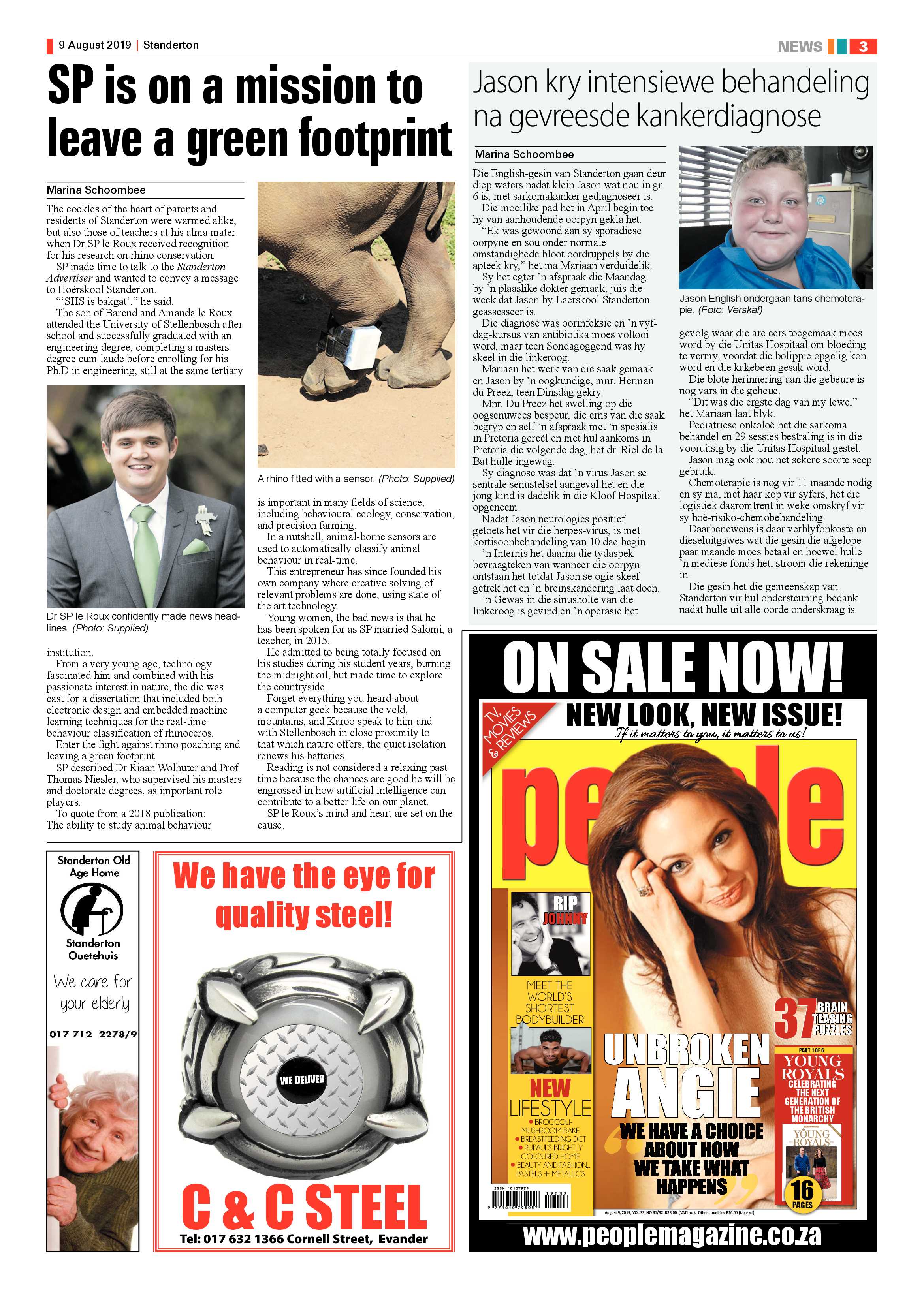 Standerton Advertiser 9 August 2019 page 3