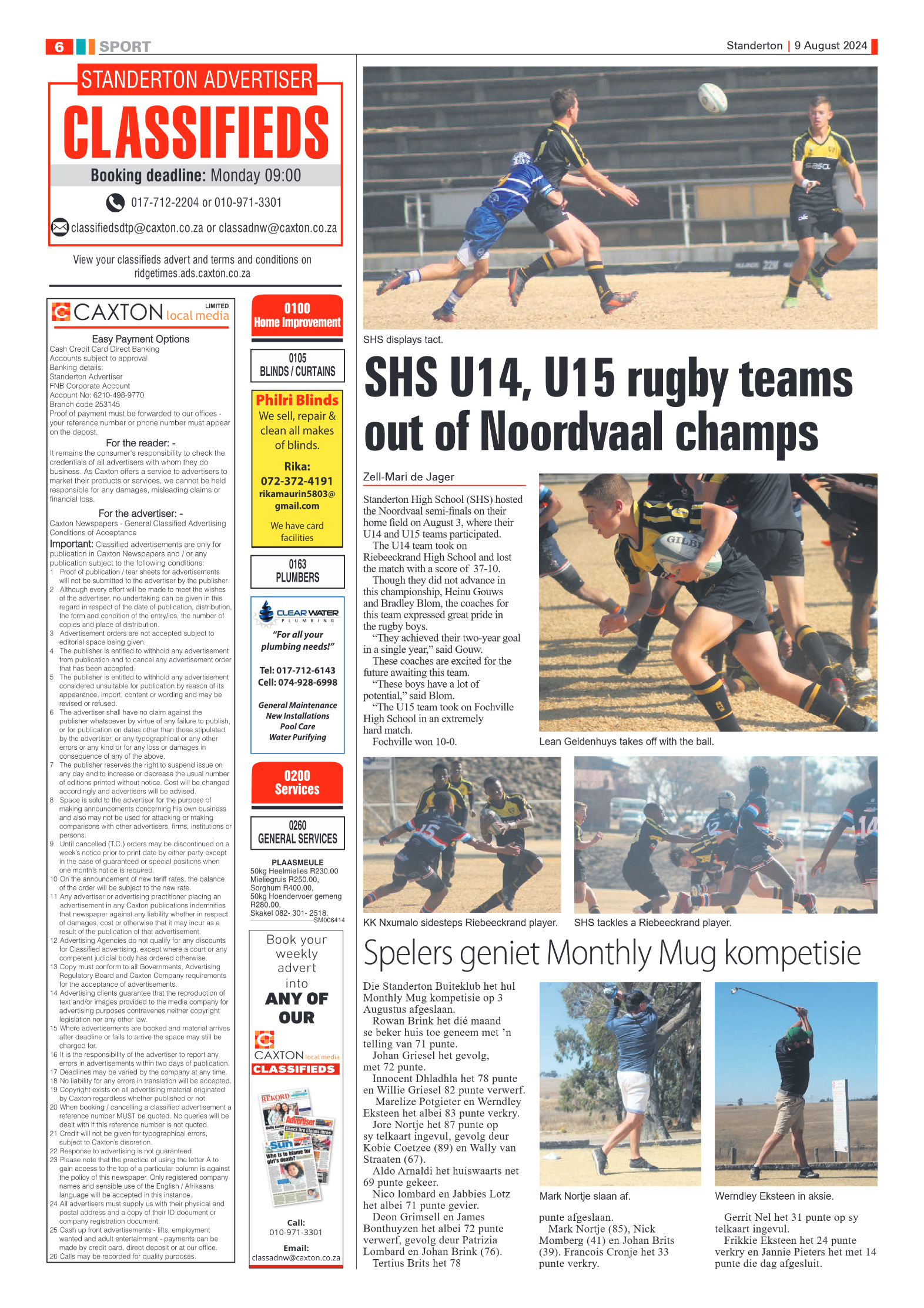 Standerton Advertiser 9 August 2024 page 6