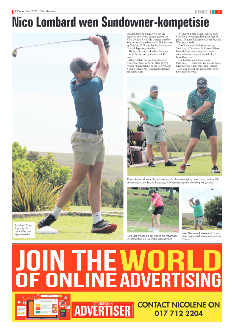 Standerton Advertiser 9 Dec 2022 page 7