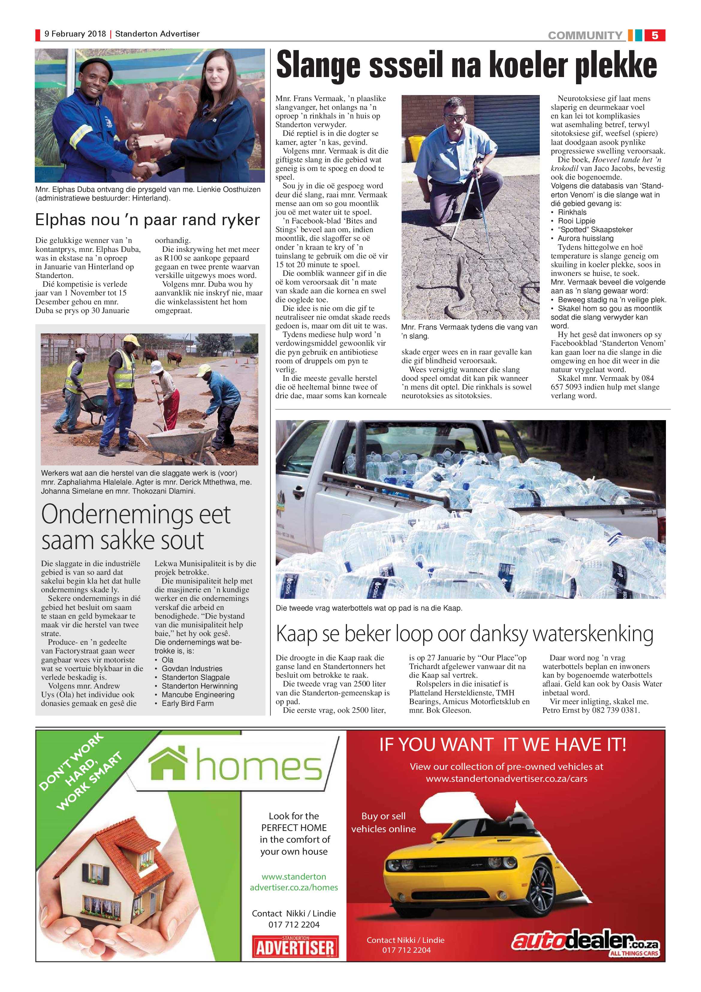 Standerton Advertiser 9 February 2018 page 5